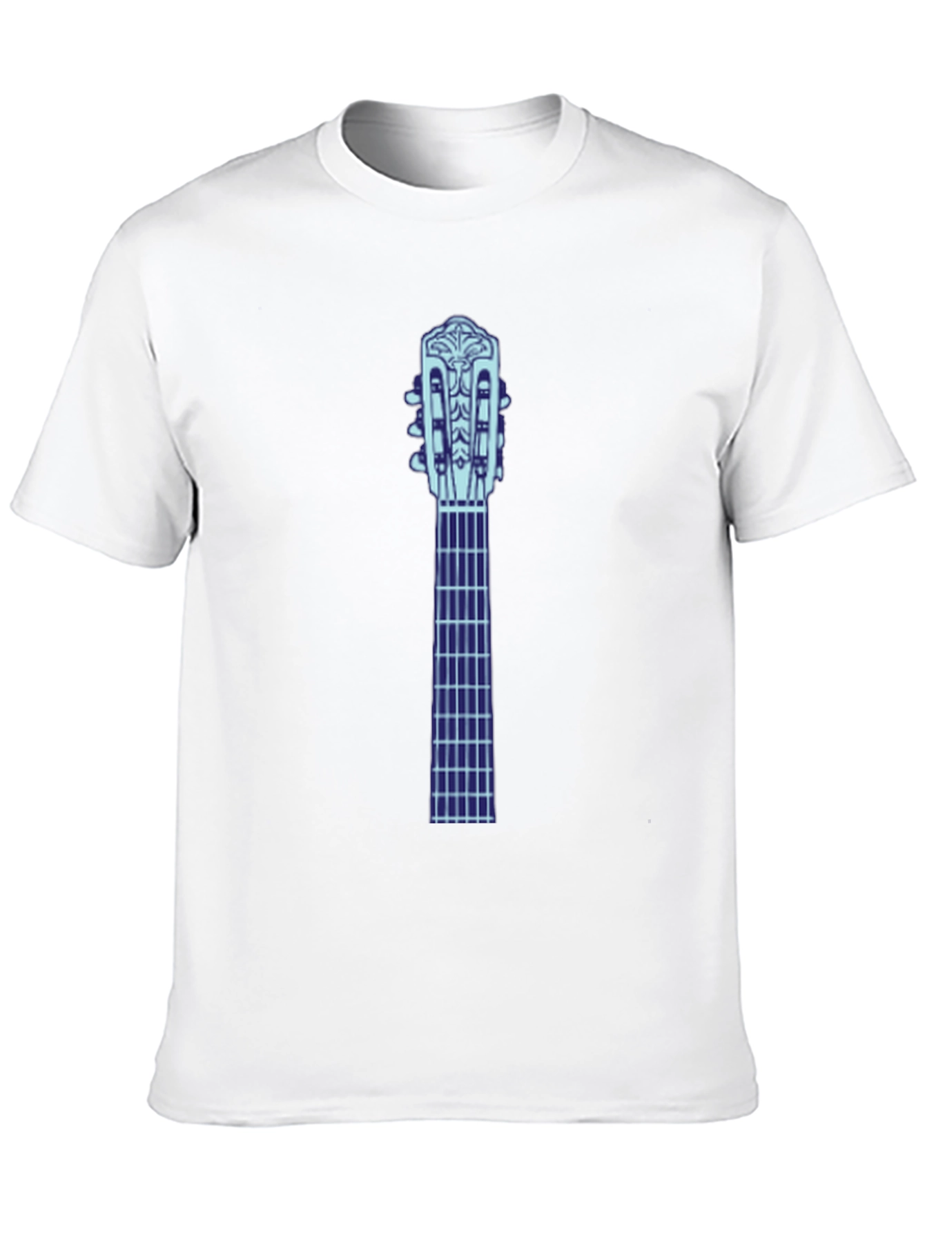 Guitar Neck Graphic Tee - Black
