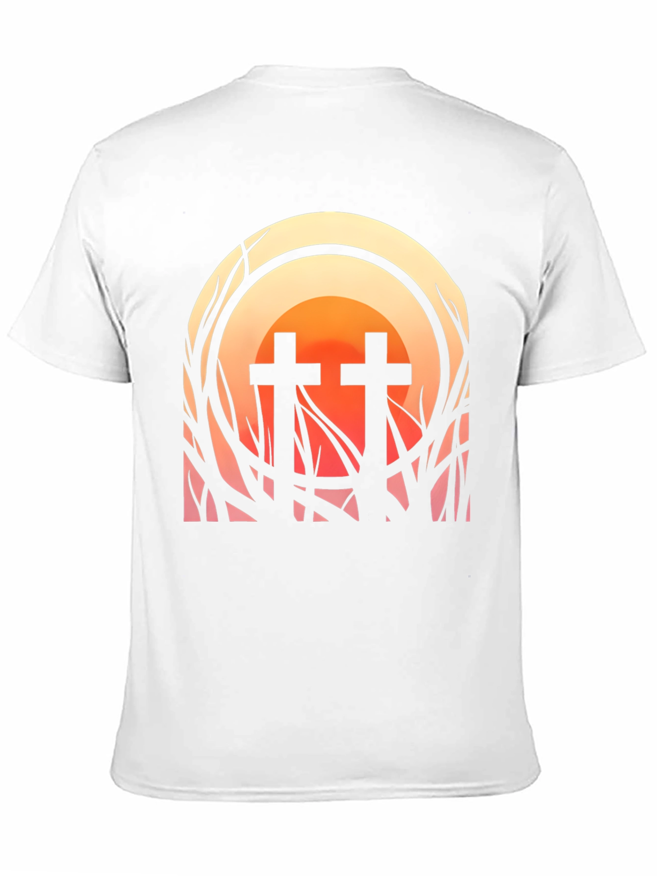Sunset Cross Graphic Tee - Stylish Comfort