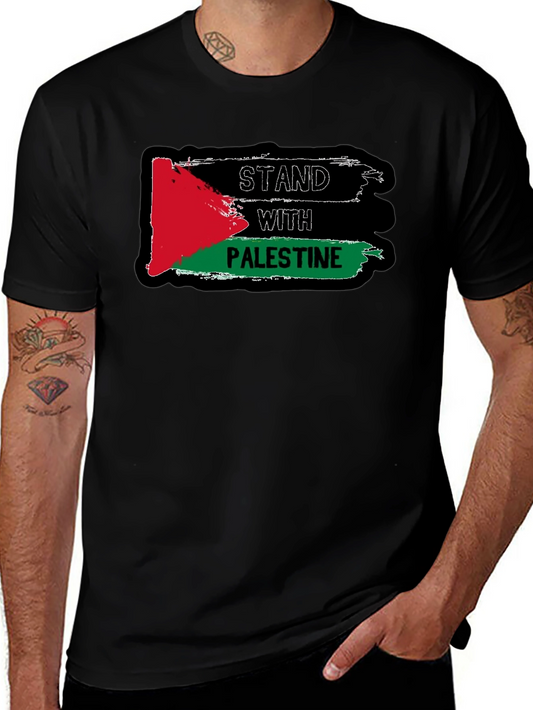 Stand With Palestine T-Shirt Black