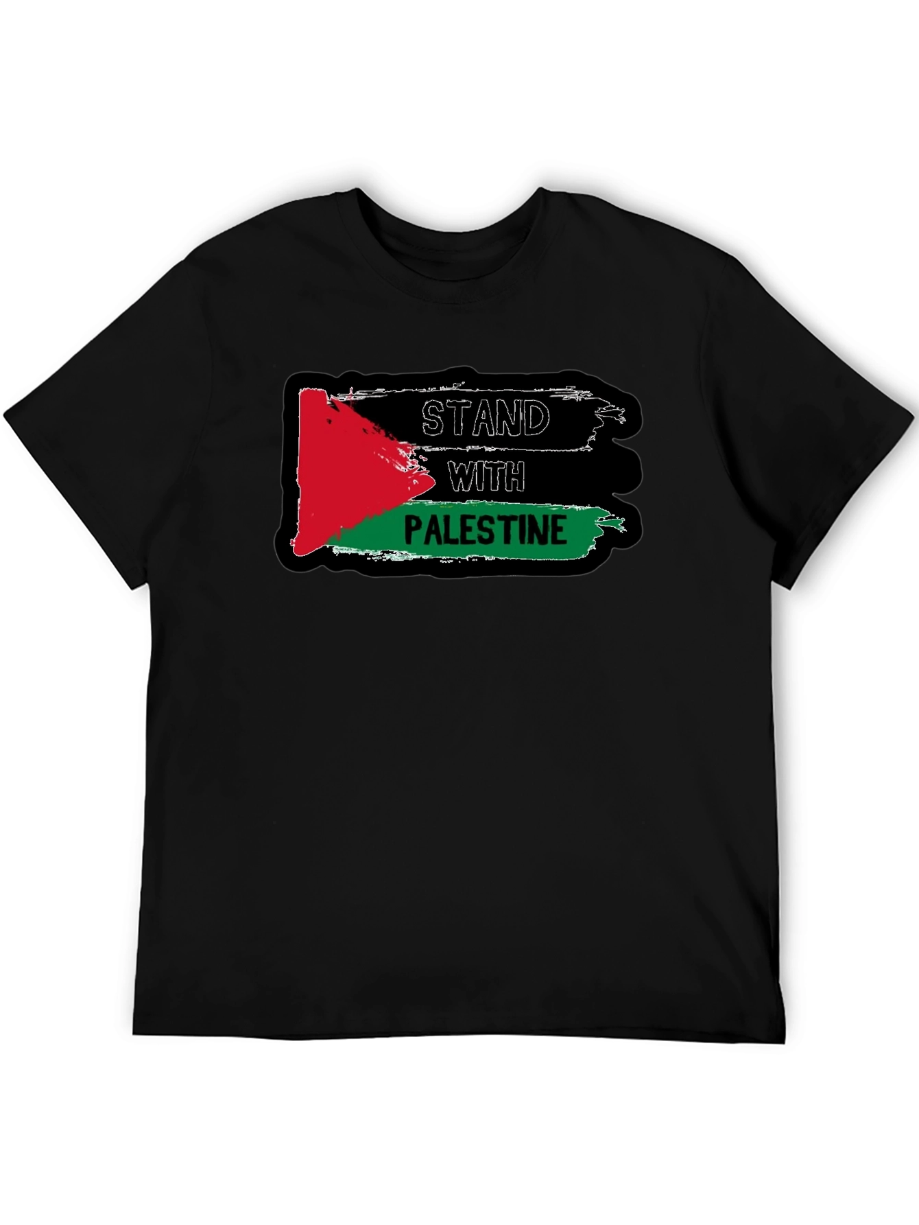 Stand With Palestine T-Shirt Black