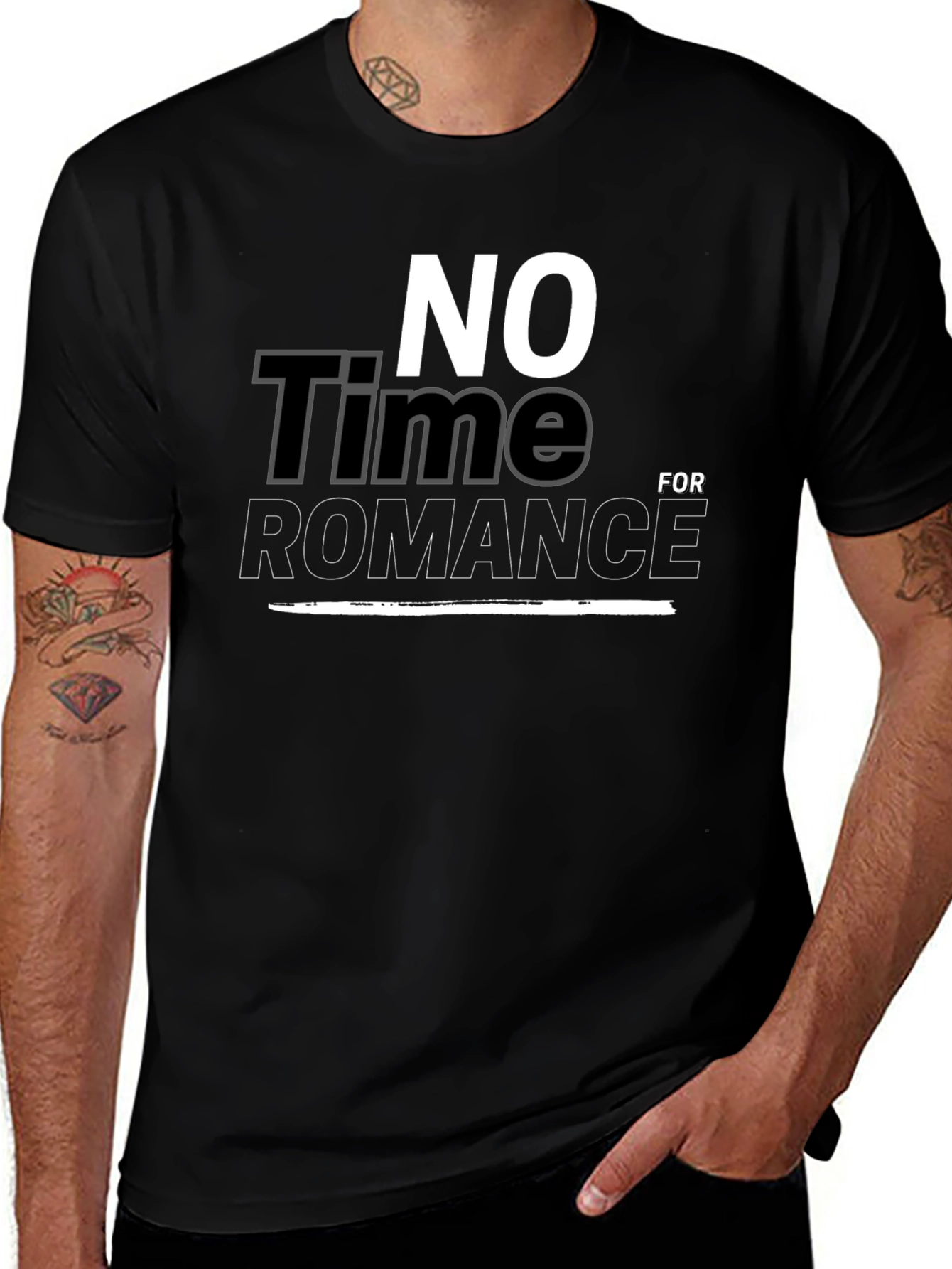 No Time For Romance Graphic T-Shirt