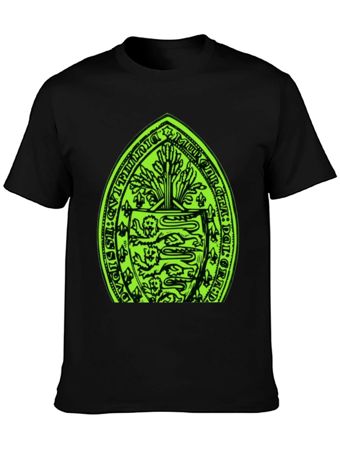 Emblem Graphic Black T-Shirt