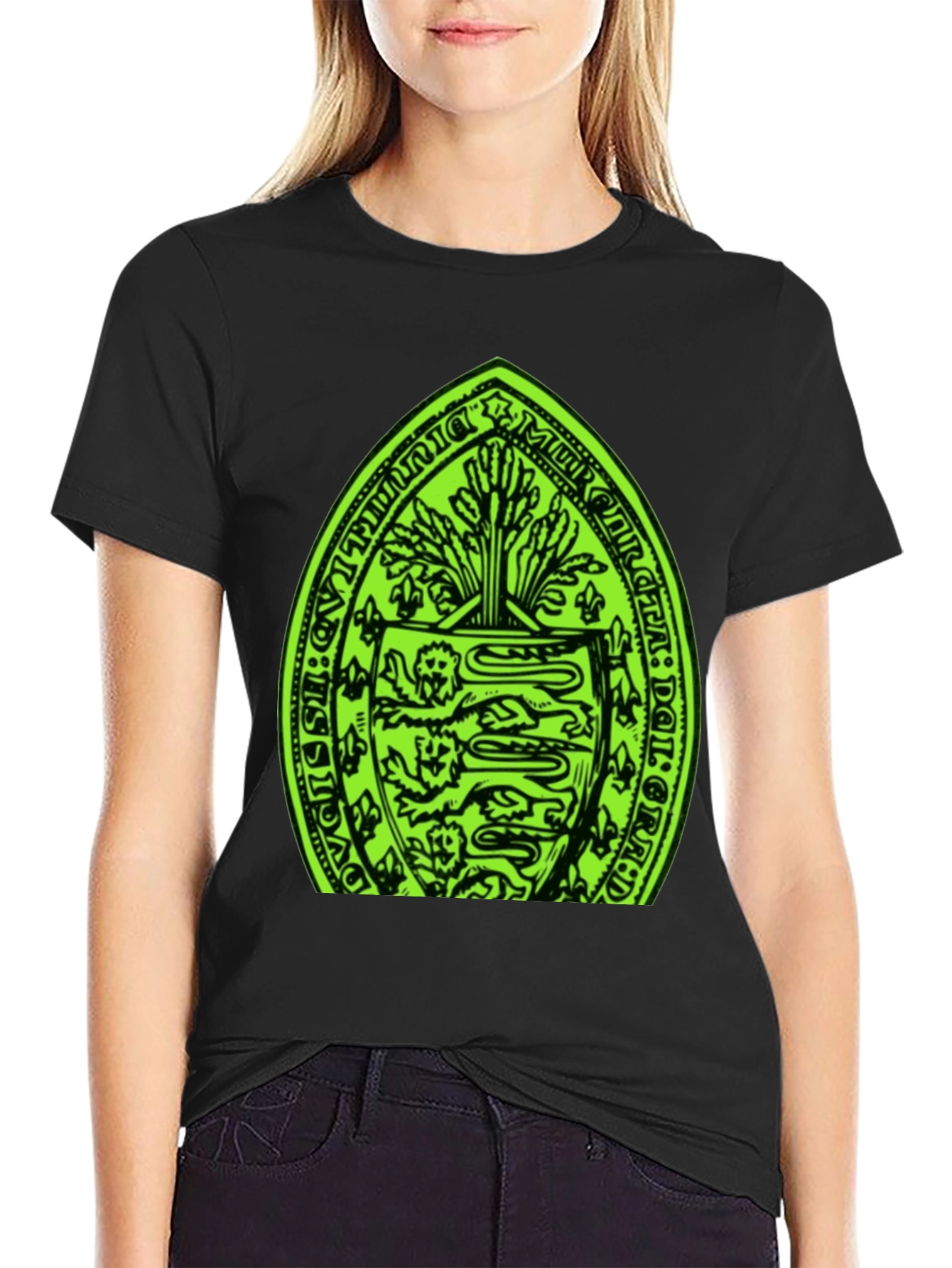 Emblem Graphic Black T-Shirt