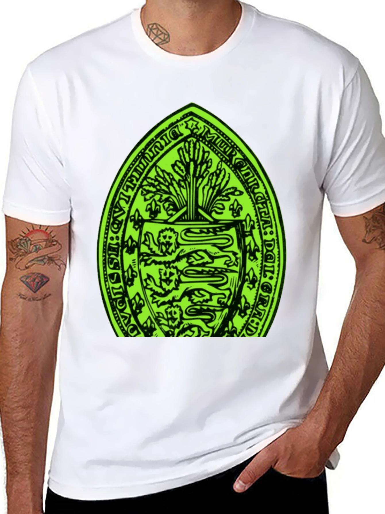 Emblem Graphic Black T-Shirt