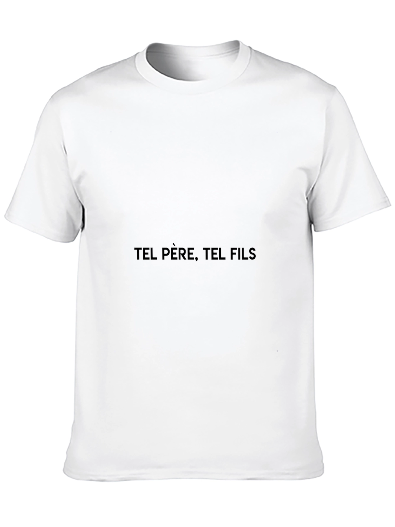 Tel Pere Tel Fils Black Graphic Tee