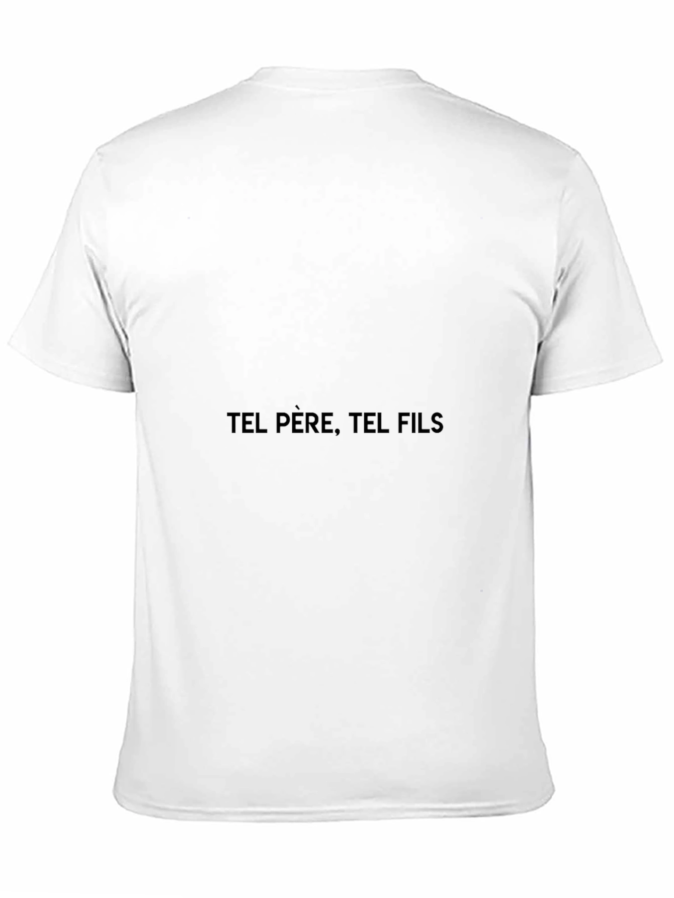 Tel Pere Tel Fils Black Graphic Tee
