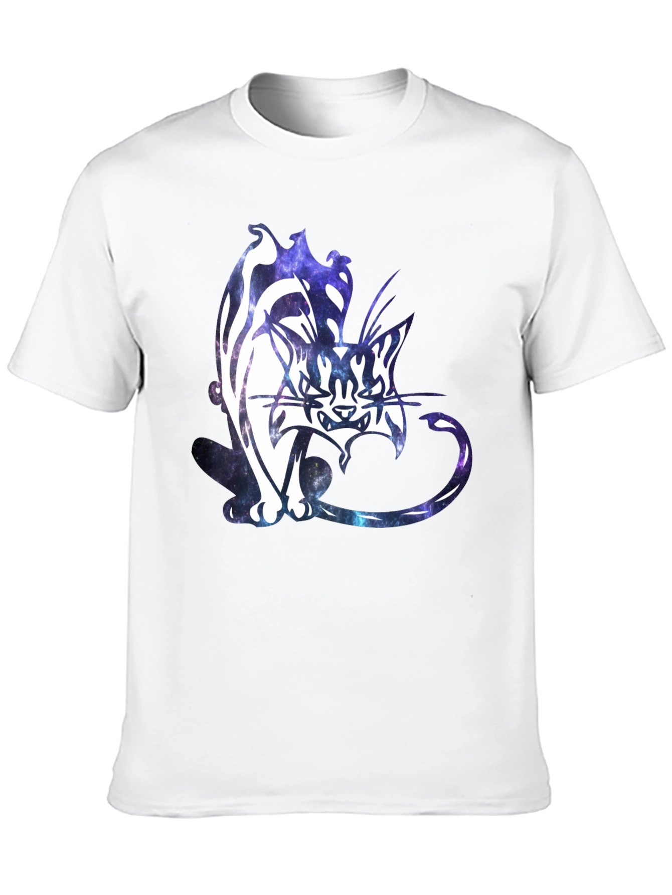 Galaxy Cat Graphic T-Shirt - Unique Design