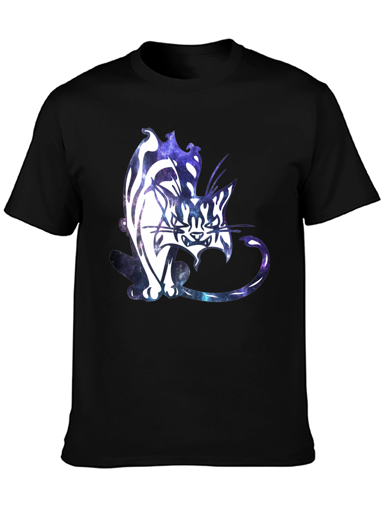 Galaxy Cat Graphic T-Shirt - Unique Design