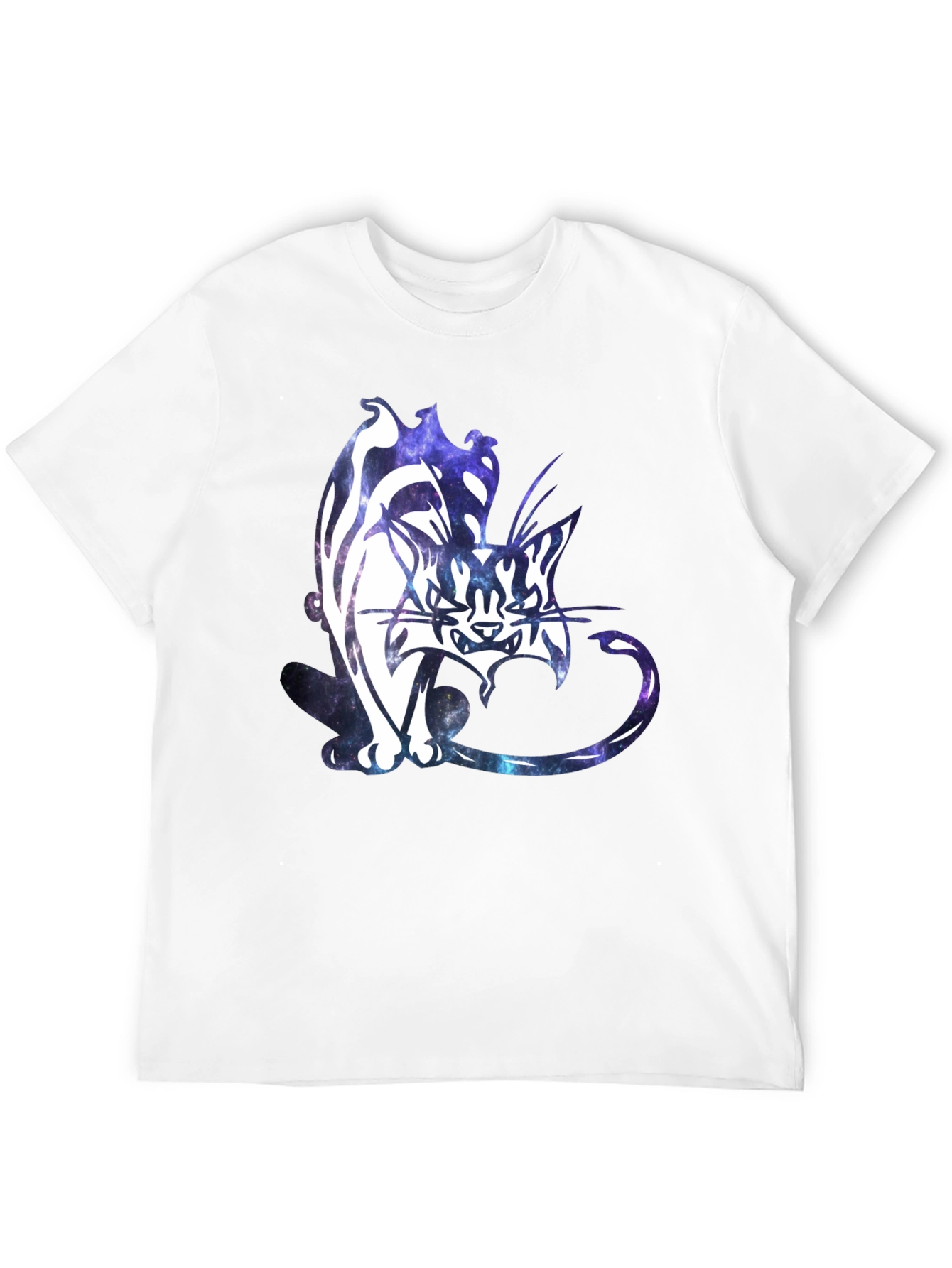 Galaxy Cat Graphic T-Shirt - Unique Design