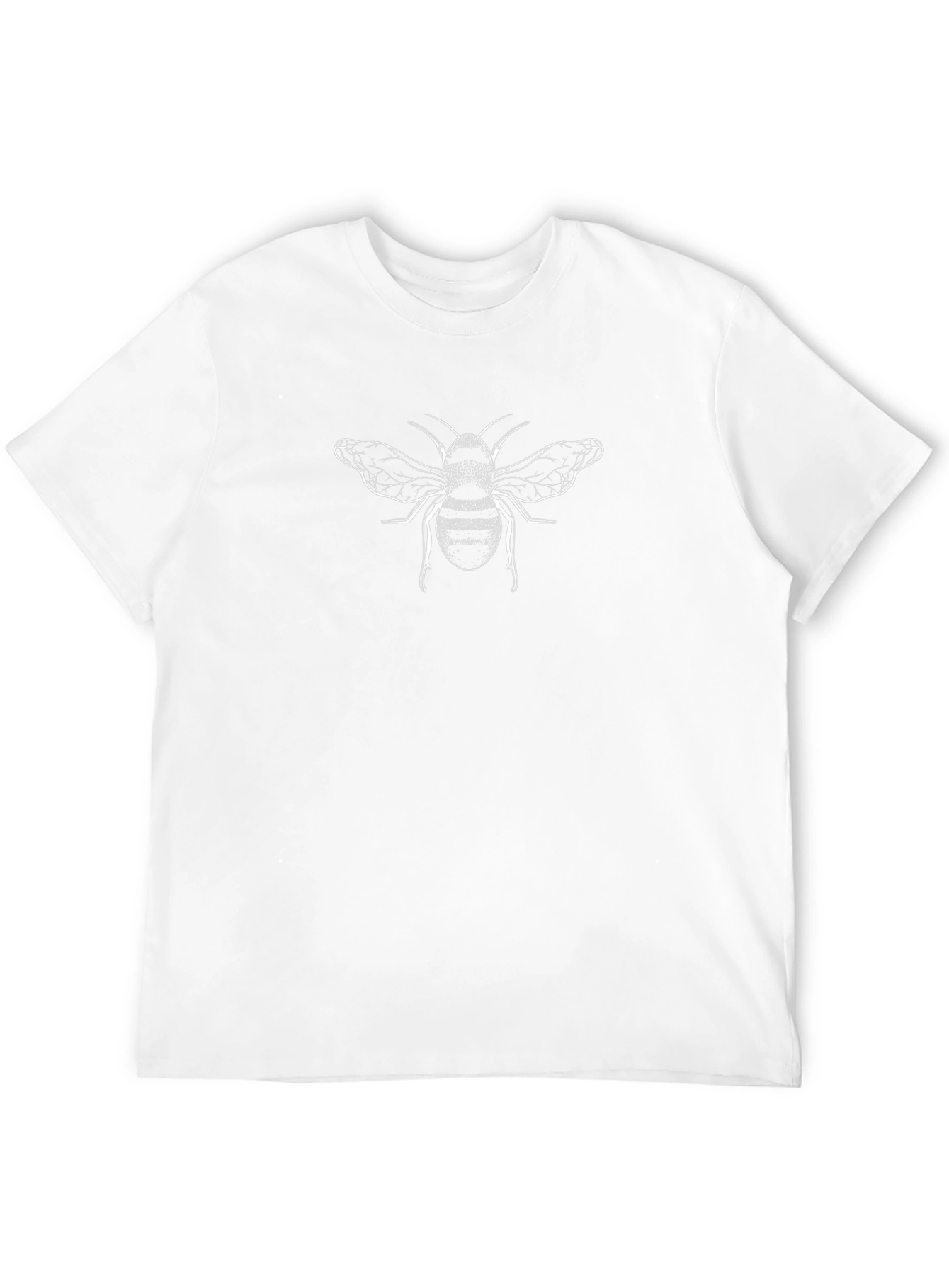 Black T-Shirt with Bee Design
