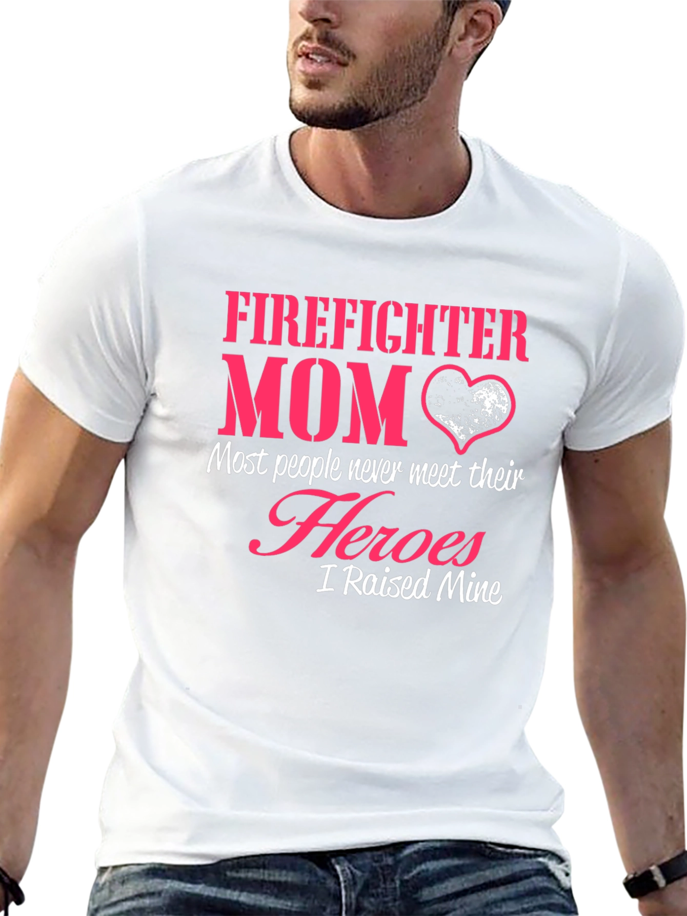 Firefighter Mom T-Shirt - Heroic Mothers Day Tee