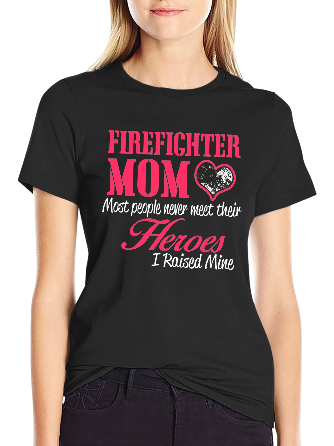 Firefighter Mom T-Shirt - Heroic Mothers Day Tee