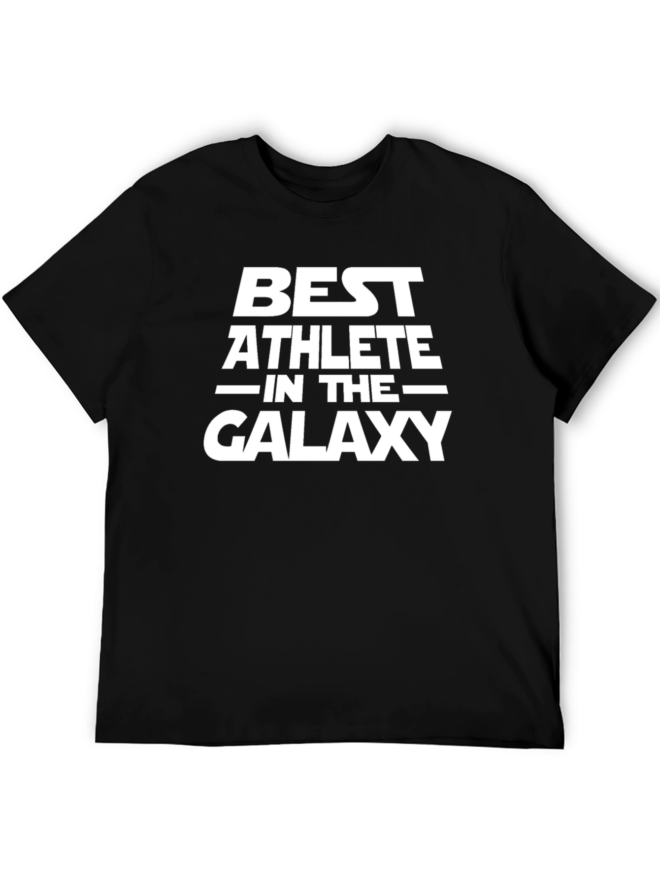 Best Athlete in the Galaxy Black T-Shirt