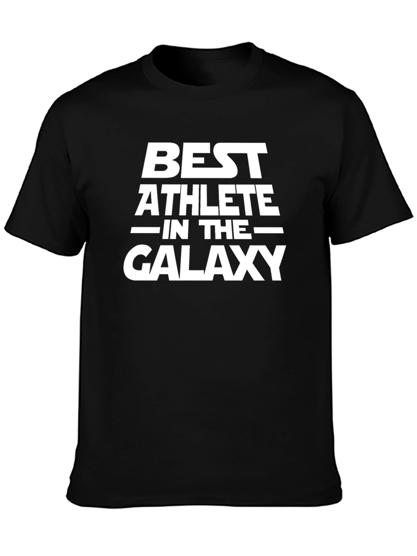 Best Athlete in the Galaxy Black T-Shirt