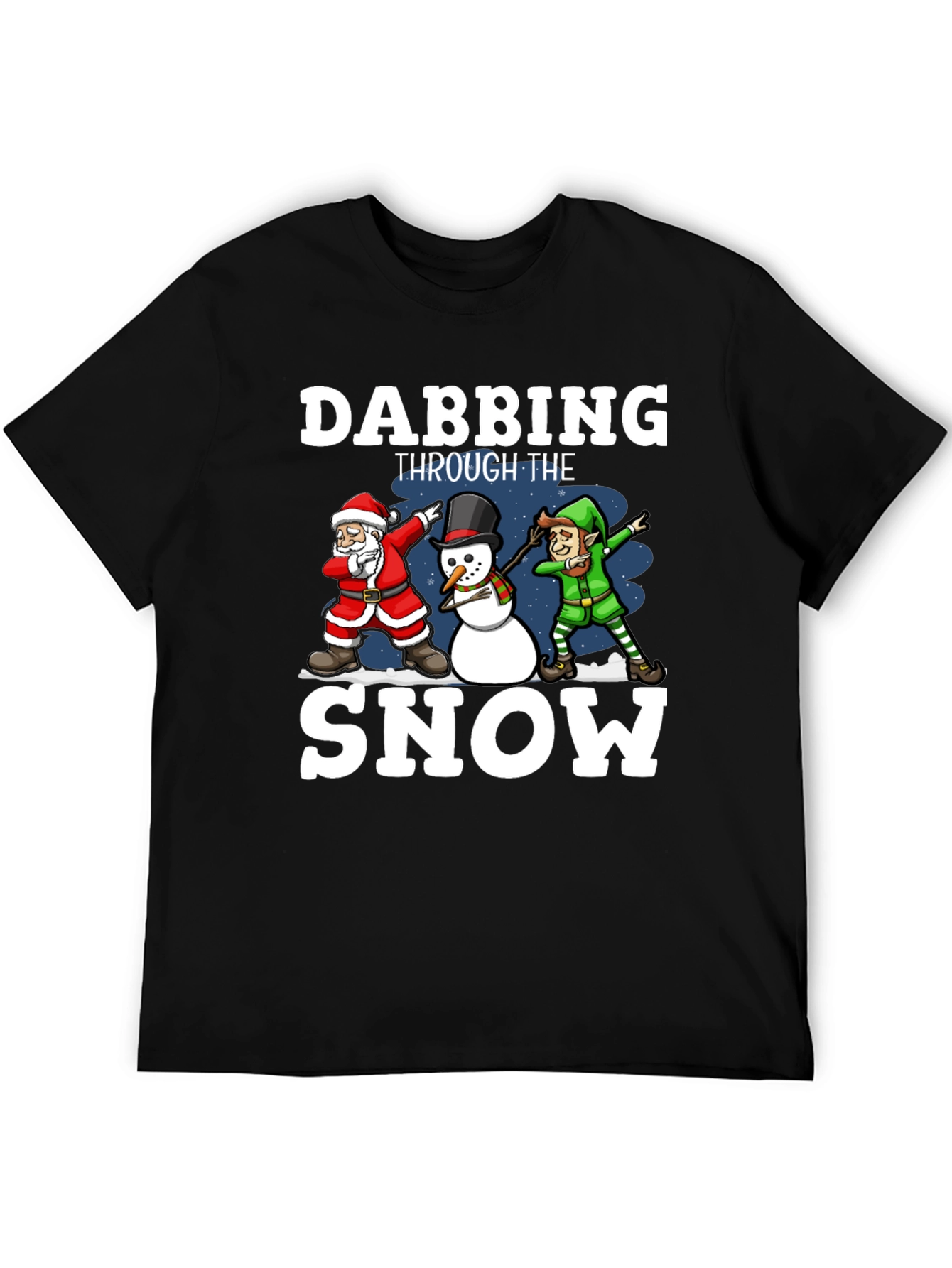 Dabbing Through the Snow Christmas T-Shirt