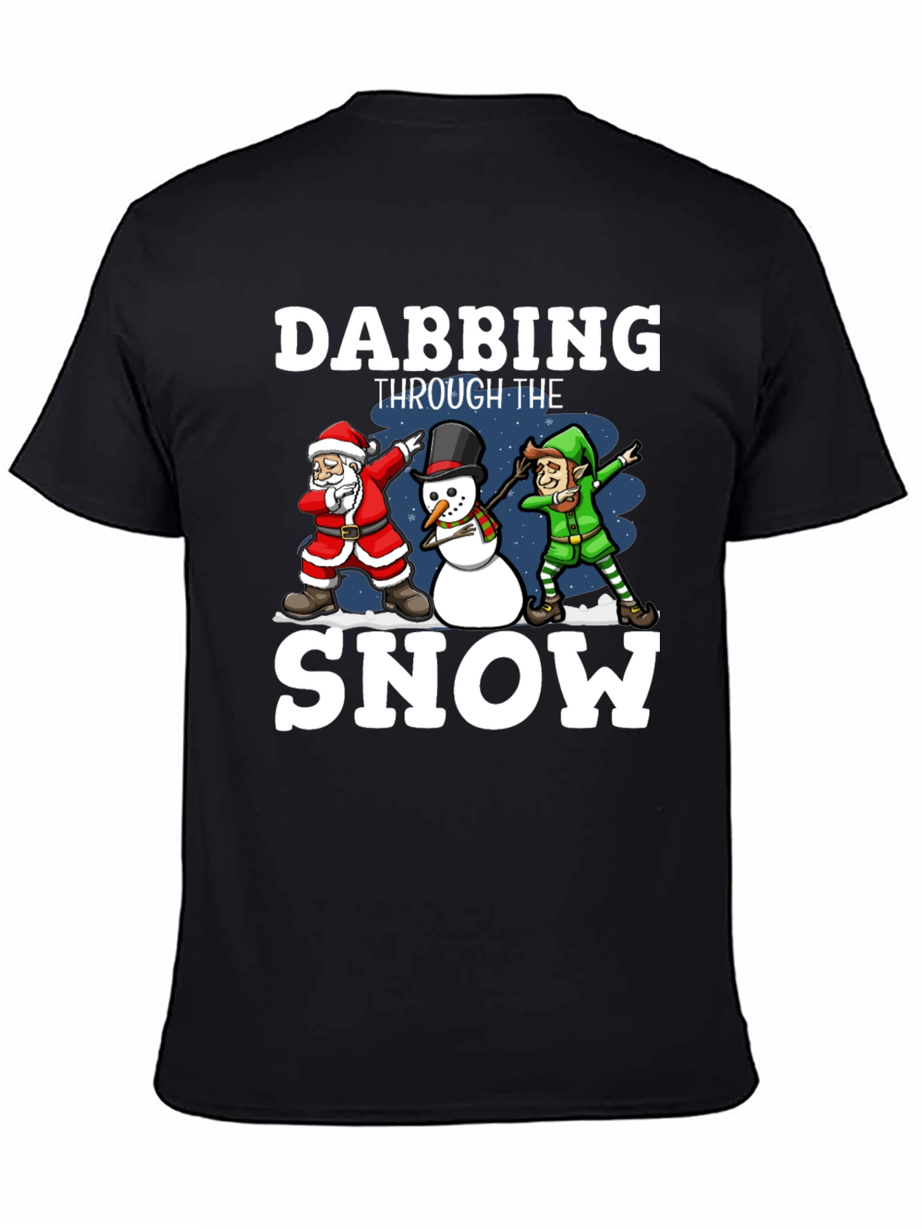 Dabbing Through the Snow Christmas T-Shirt