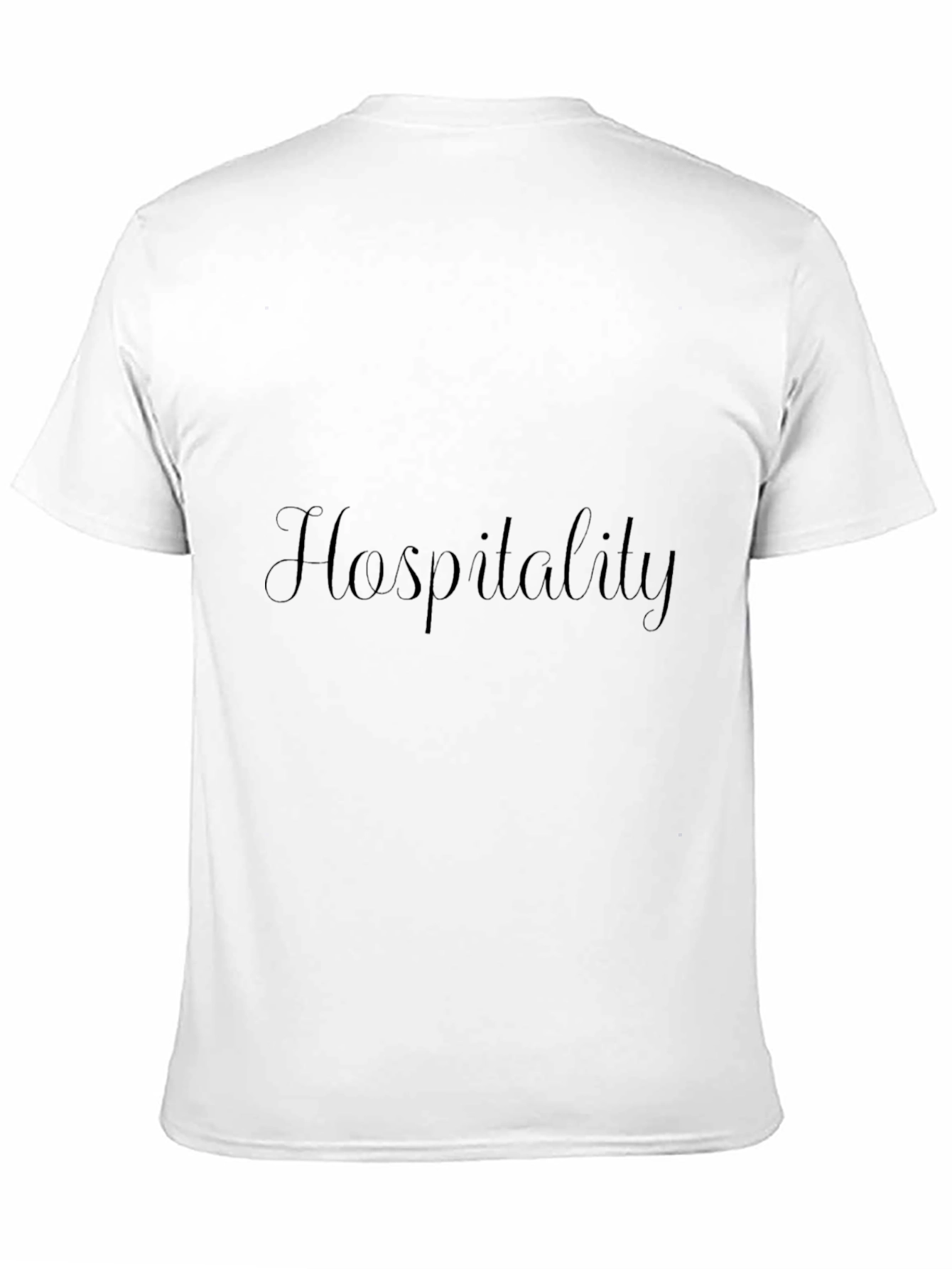 Mens Black Hospitality T-Shirt