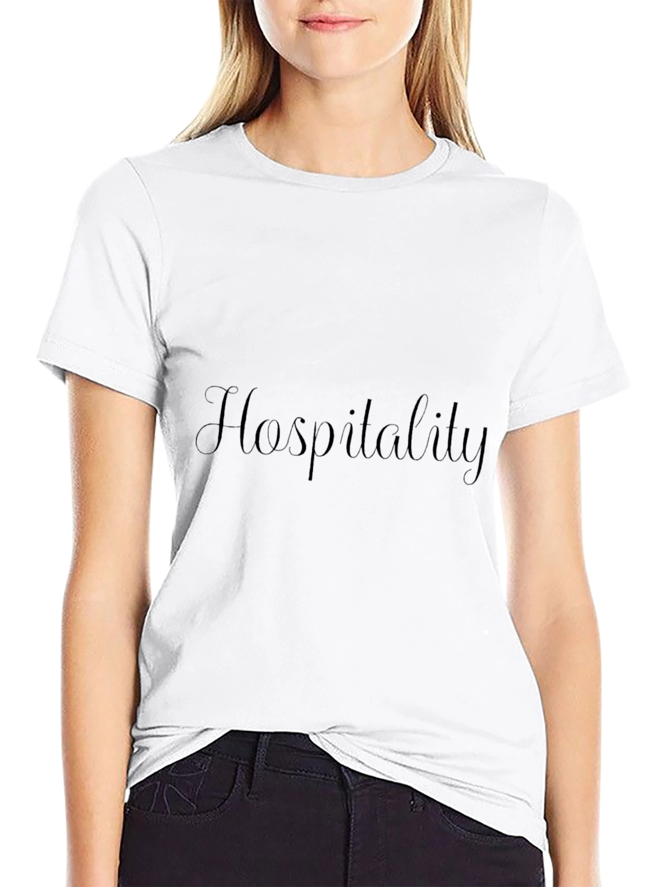 Mens Black Hospitality T-Shirt