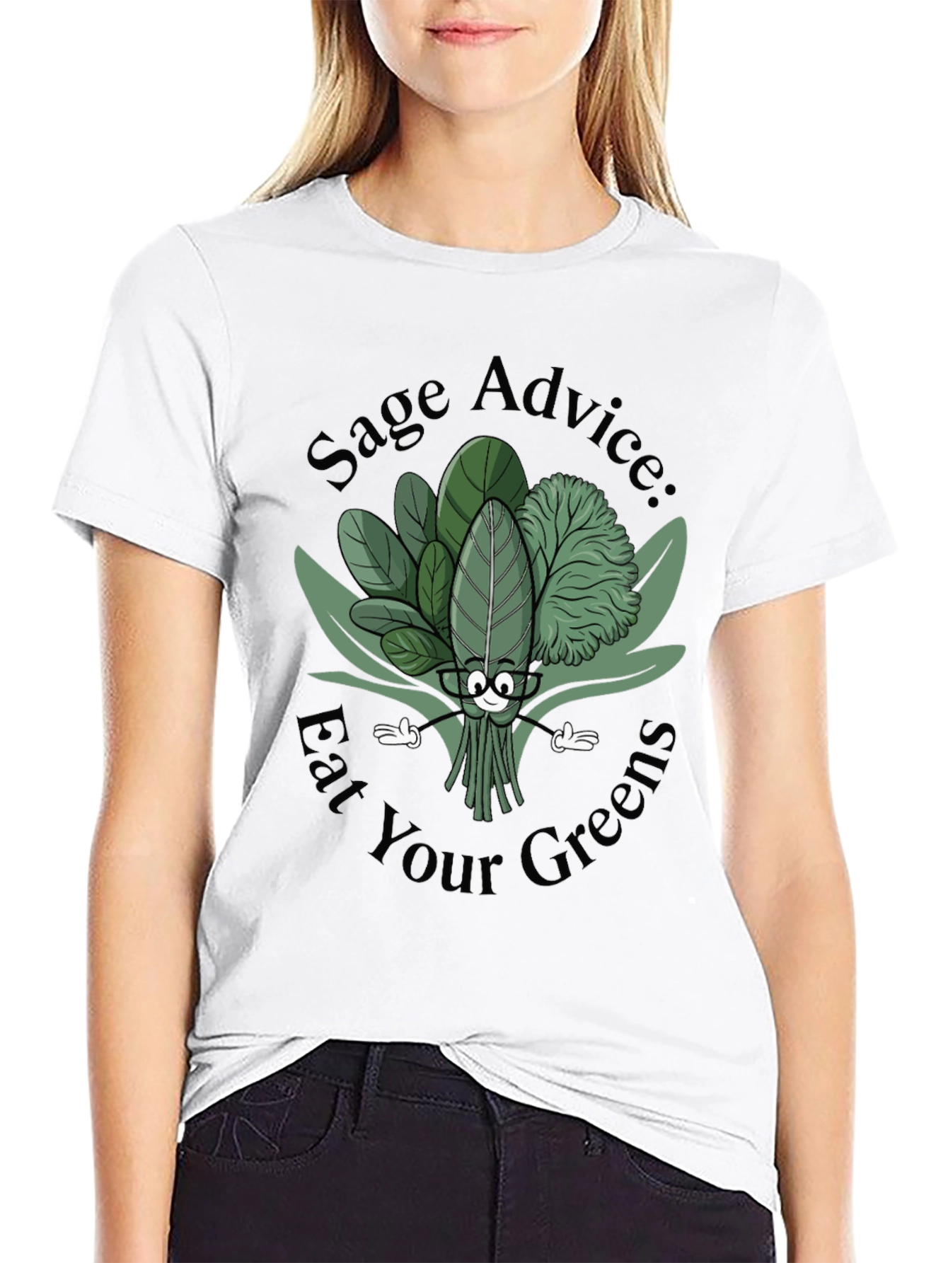 Sage Advice Eat Your Greens Graphic Tee