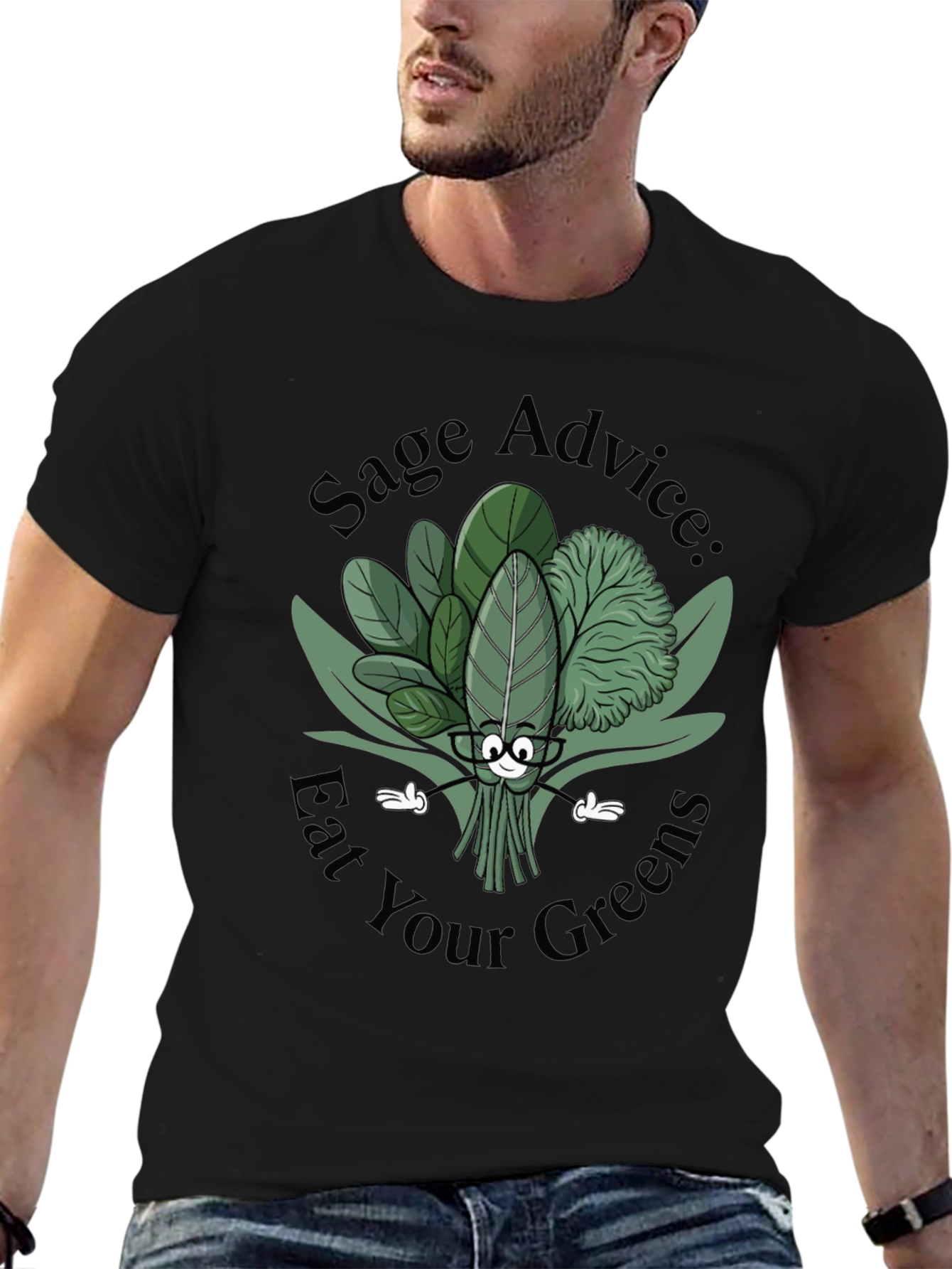 Sage Advice Eat Your Greens Graphic Tee