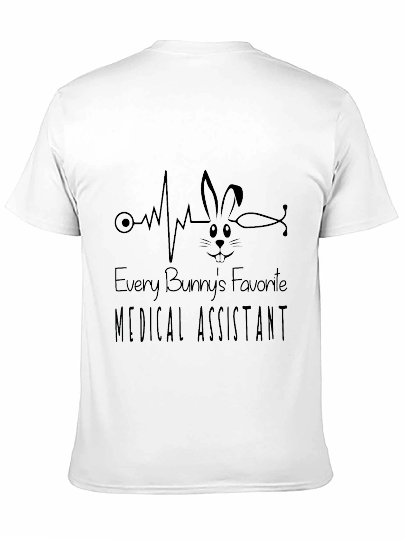 Bunny Medical Assistant Graphic T-Shirt