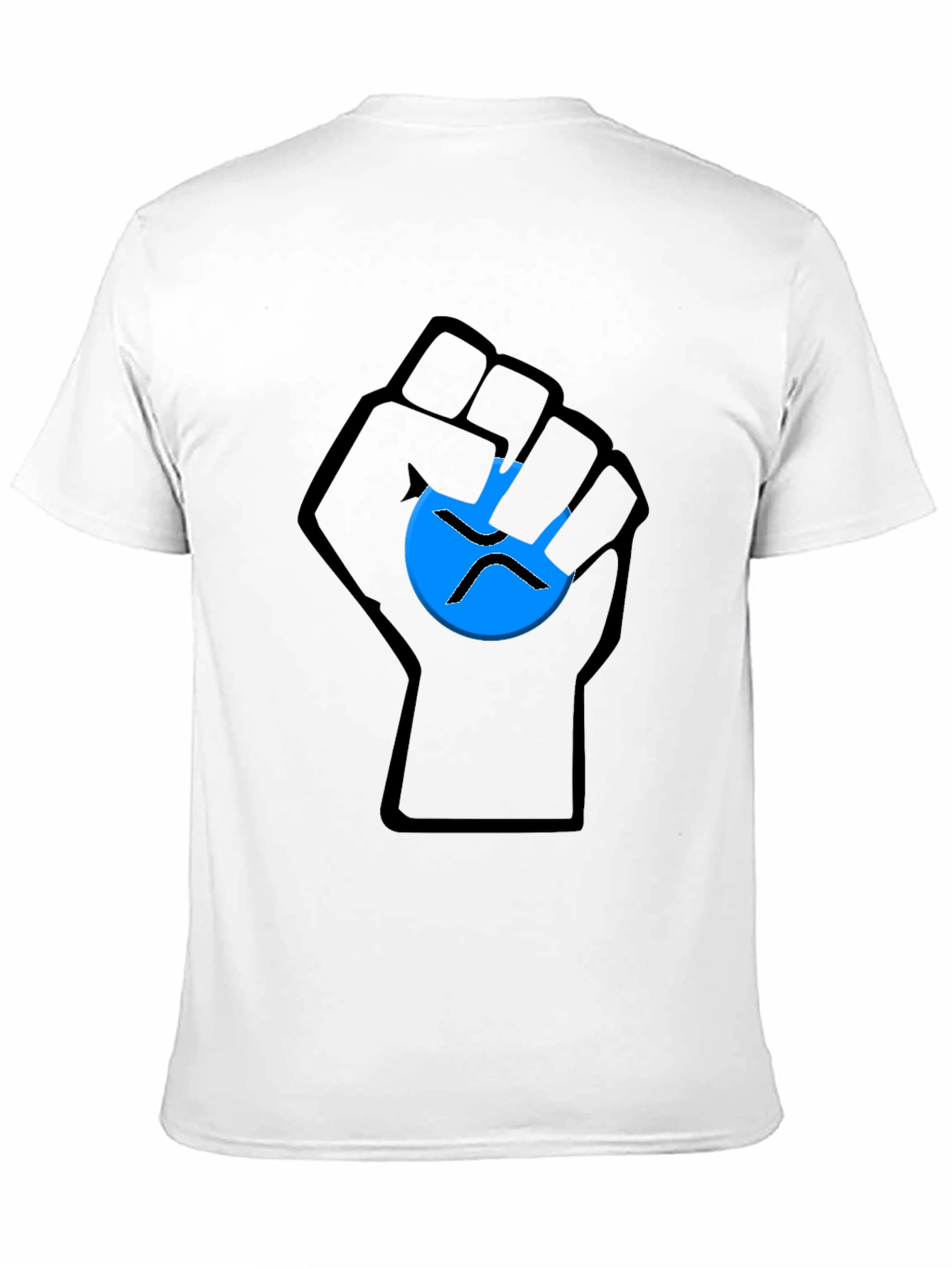 Ripple XRP Crypto Fist Black T-Shirt