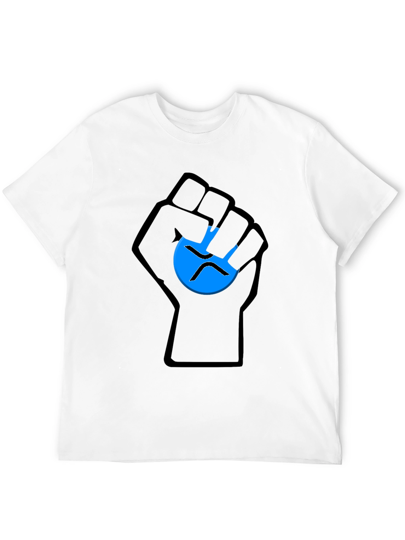 Ripple XRP Crypto Fist Black T-Shirt