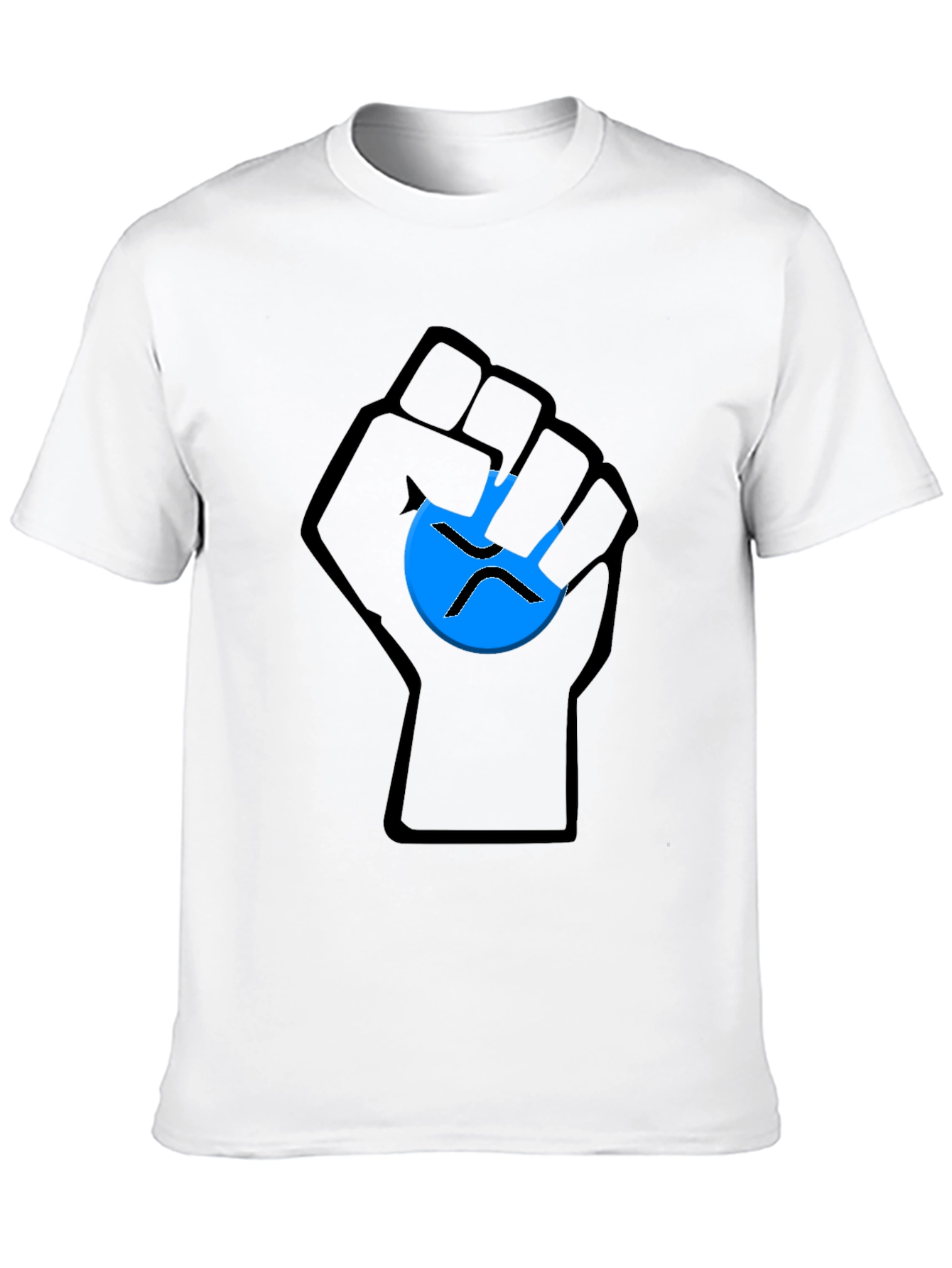 Ripple XRP Crypto Fist Black T-Shirt
