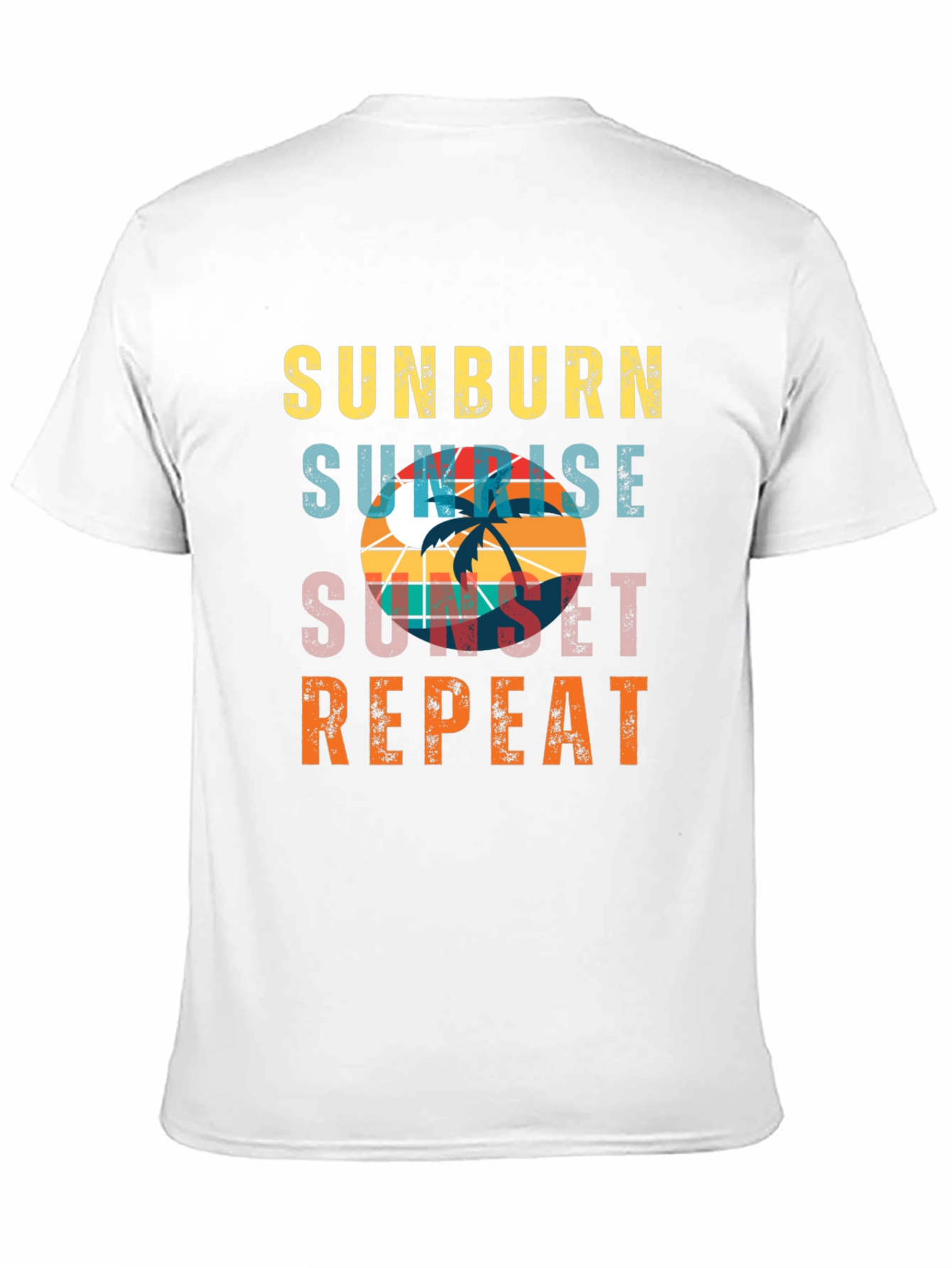 Sunburn Sunrise Sunset Repeat Graphic T-Shirt