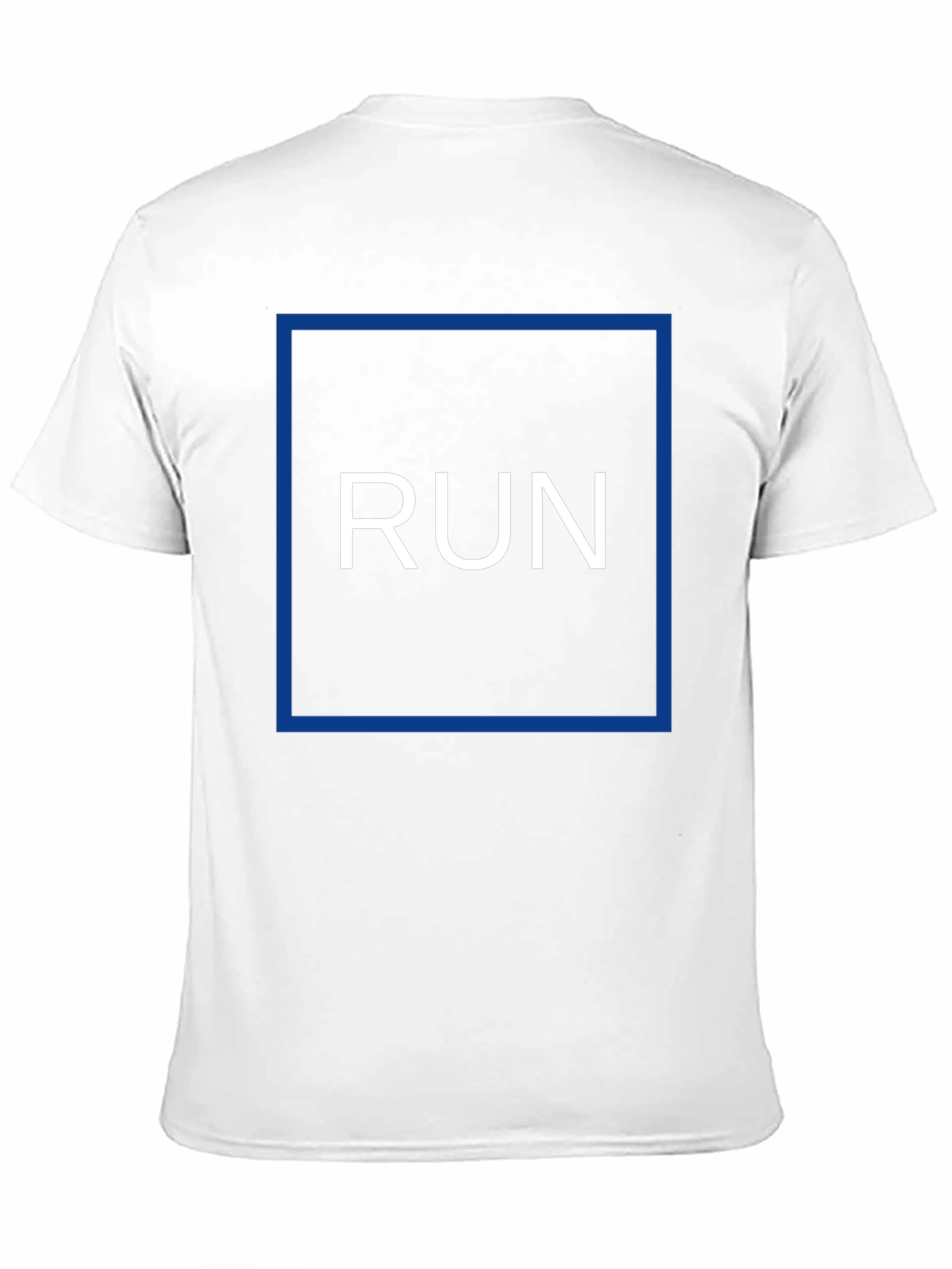 Run Graphic Tee - Black Cotton Blend T-Shirt