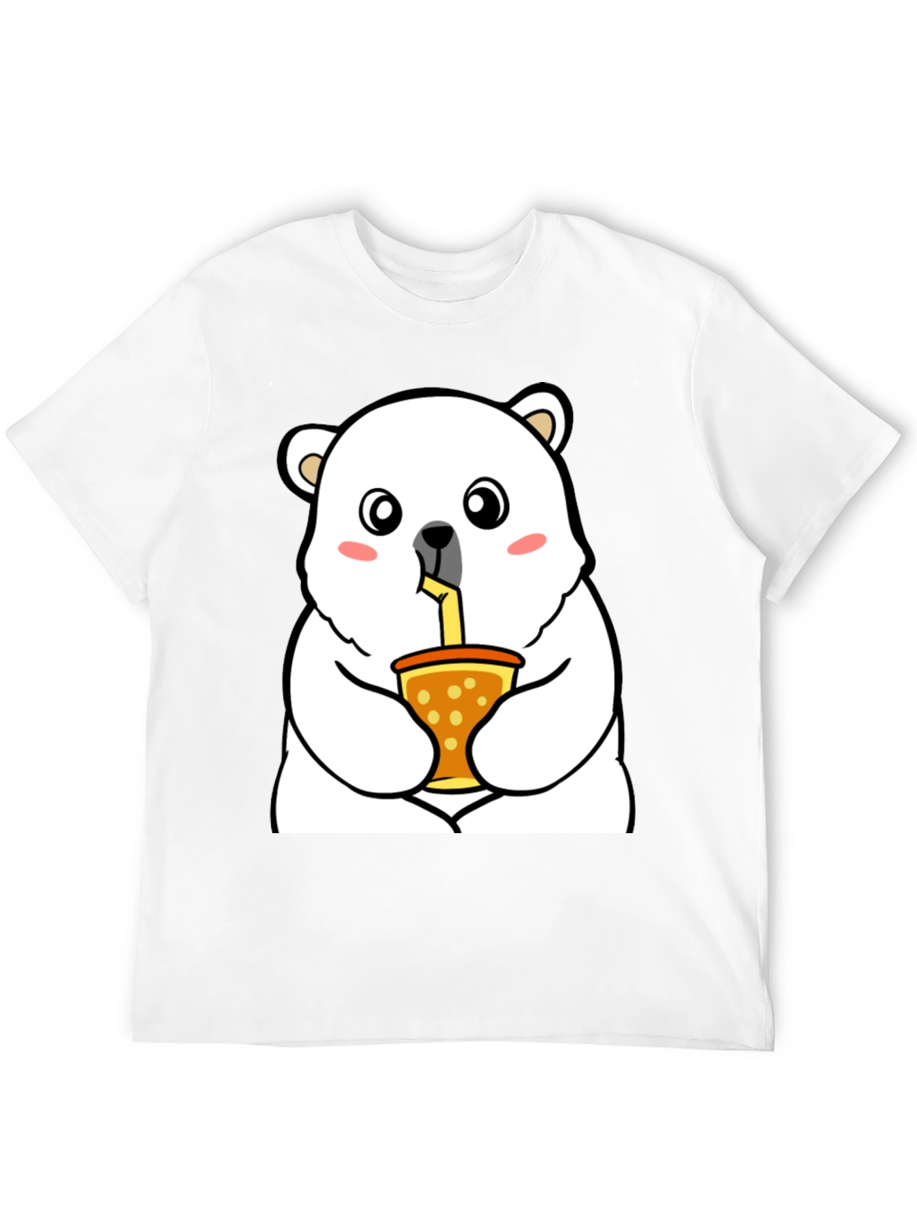 Cute Polar Bear Bubble Tea T-Shirt - Unisex