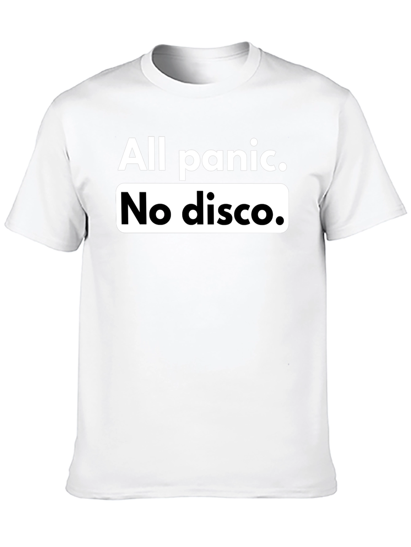 All Panic No Disco Graphic Tee