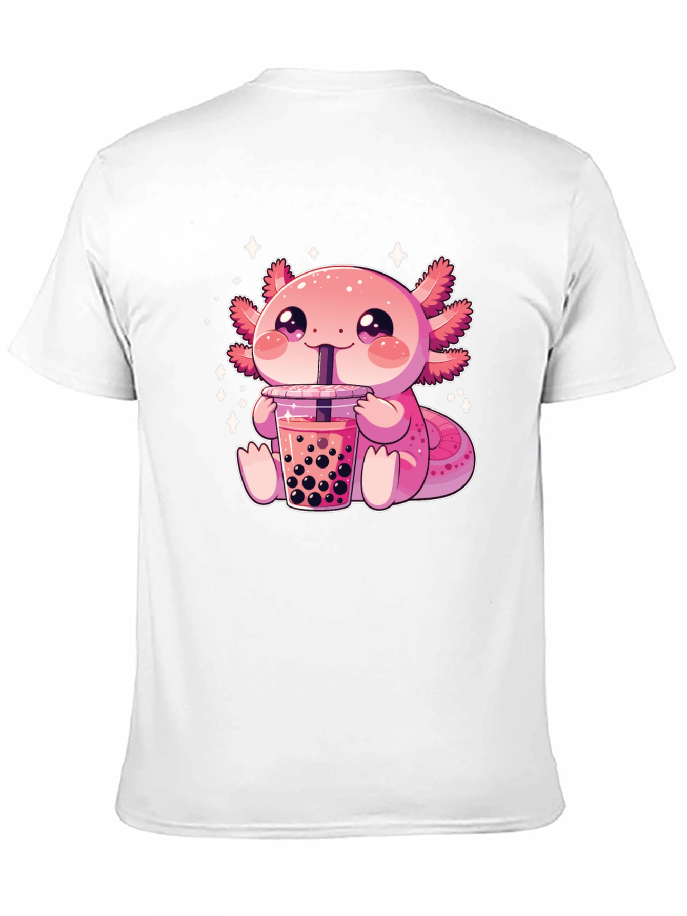 Axolotl Boba Tea Graphic T-Shirt