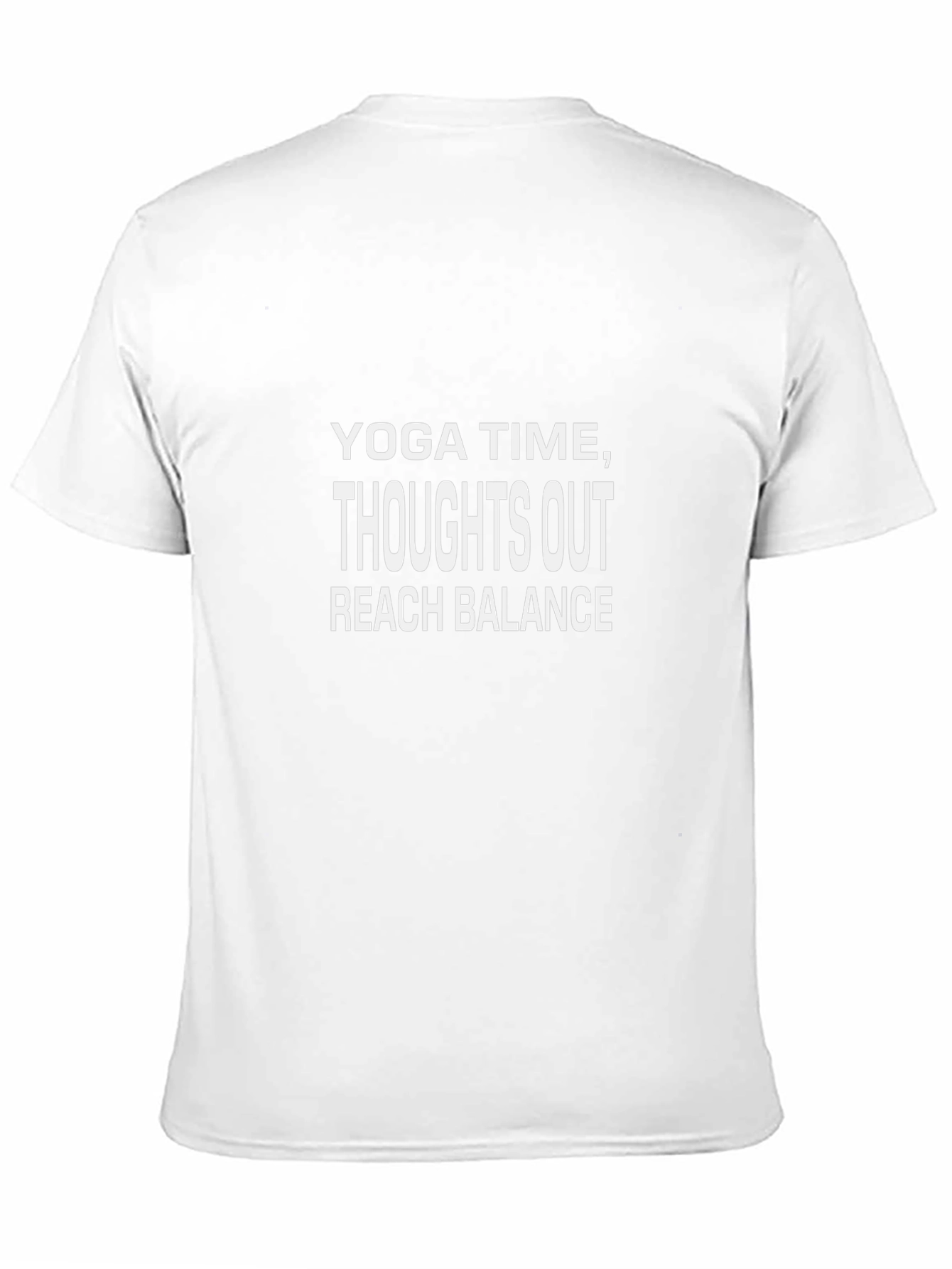 Yoga Time Mens Black Graphic Tee