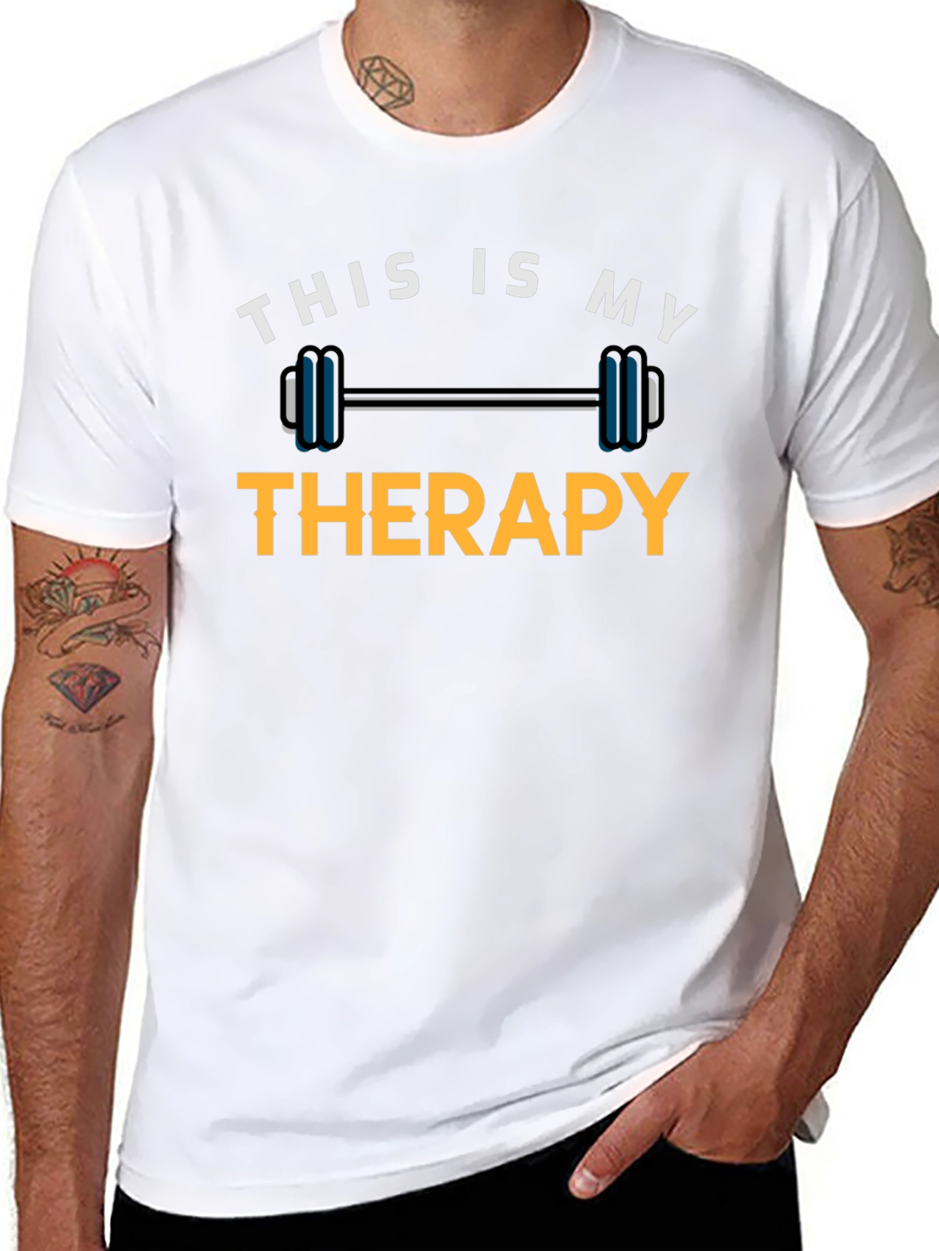 Workout Therapy T-Shirt - Weightlifting Motivation