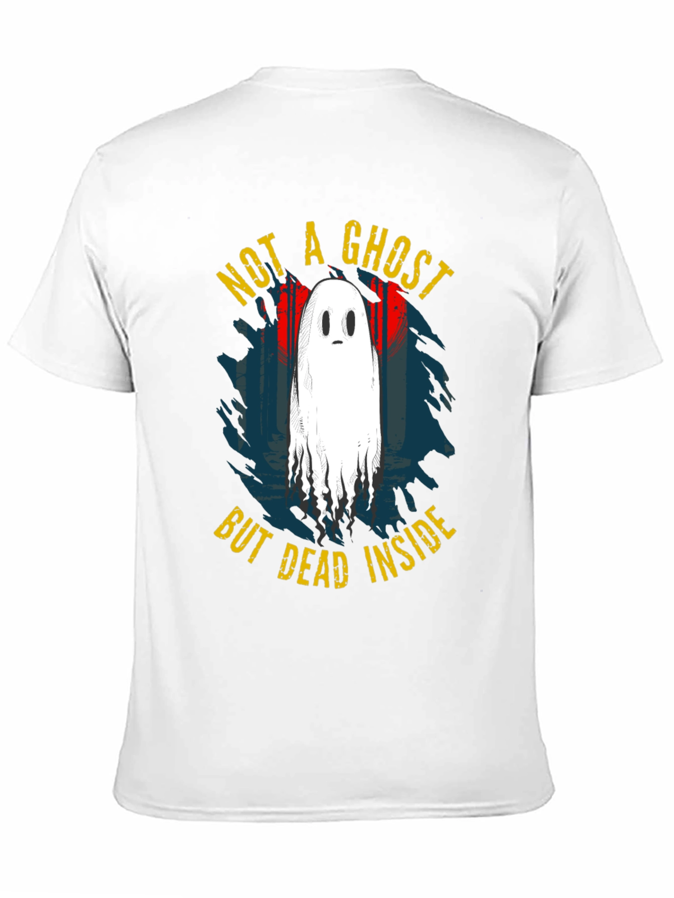 Not A Ghost But Dead Inside Black T-Shirt