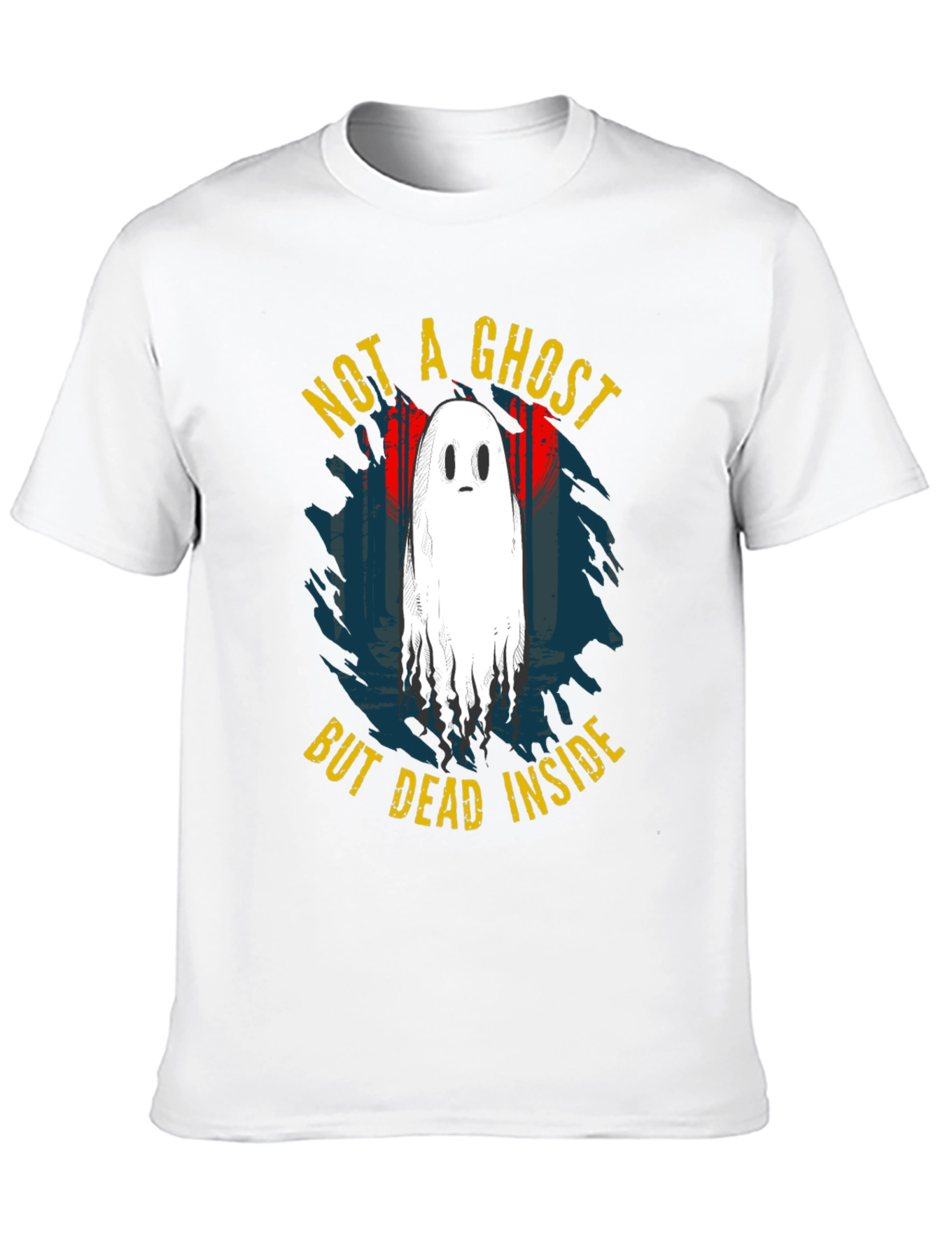 Not A Ghost But Dead Inside Black T-Shirt