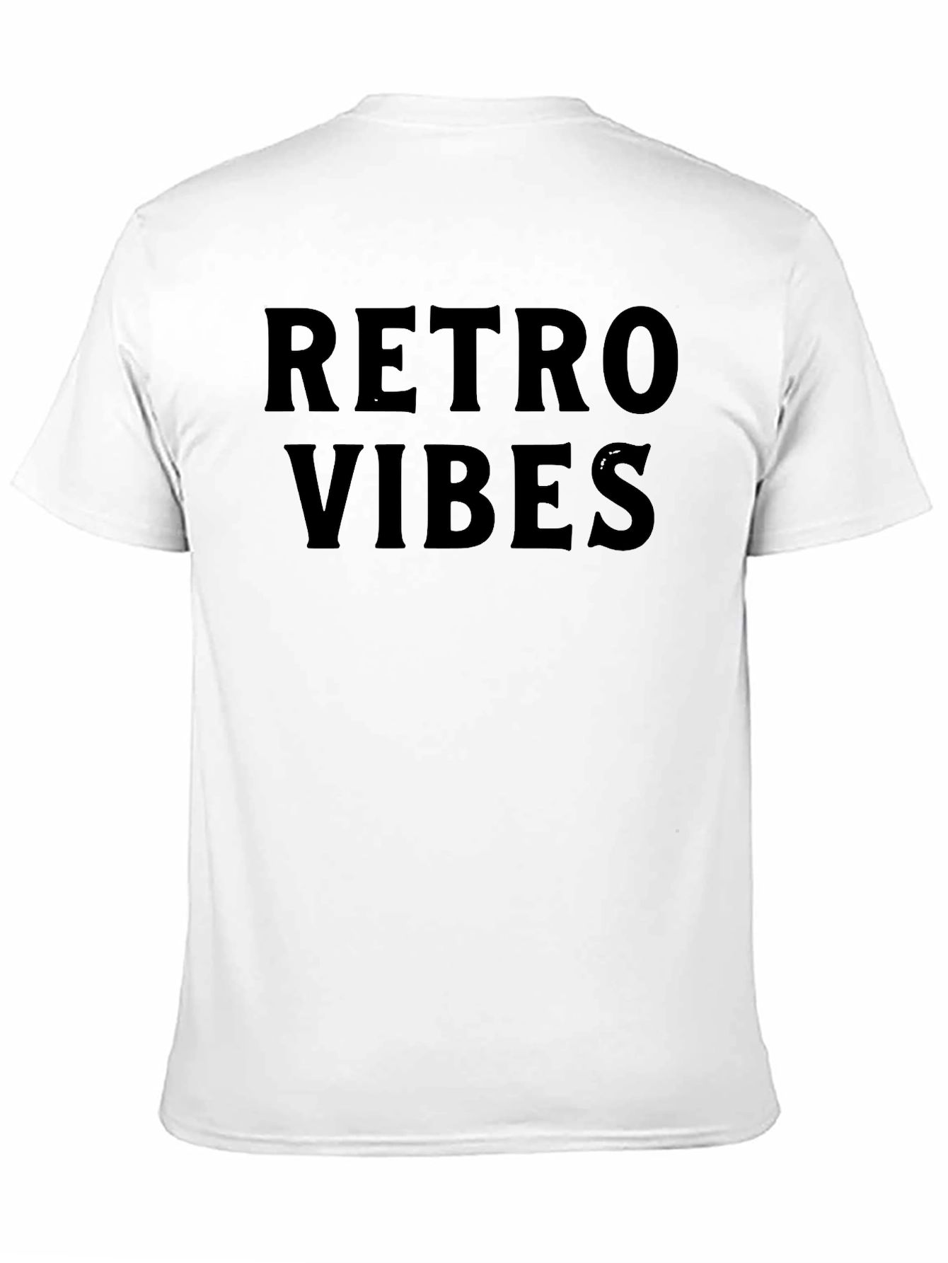 Retro Vibes Black Graphic Tee