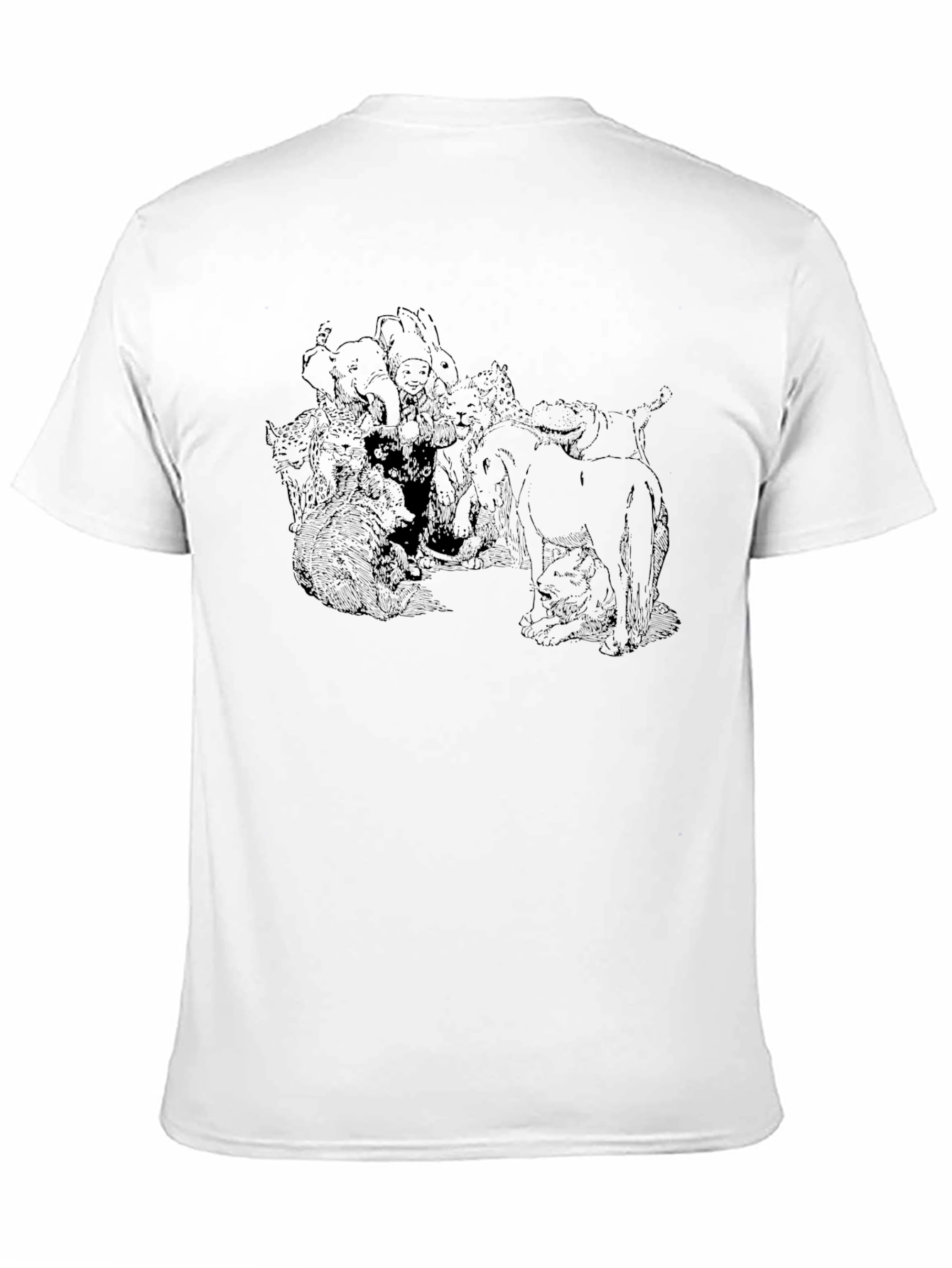 Mens Graphic Print Crew Neck T-Shirt