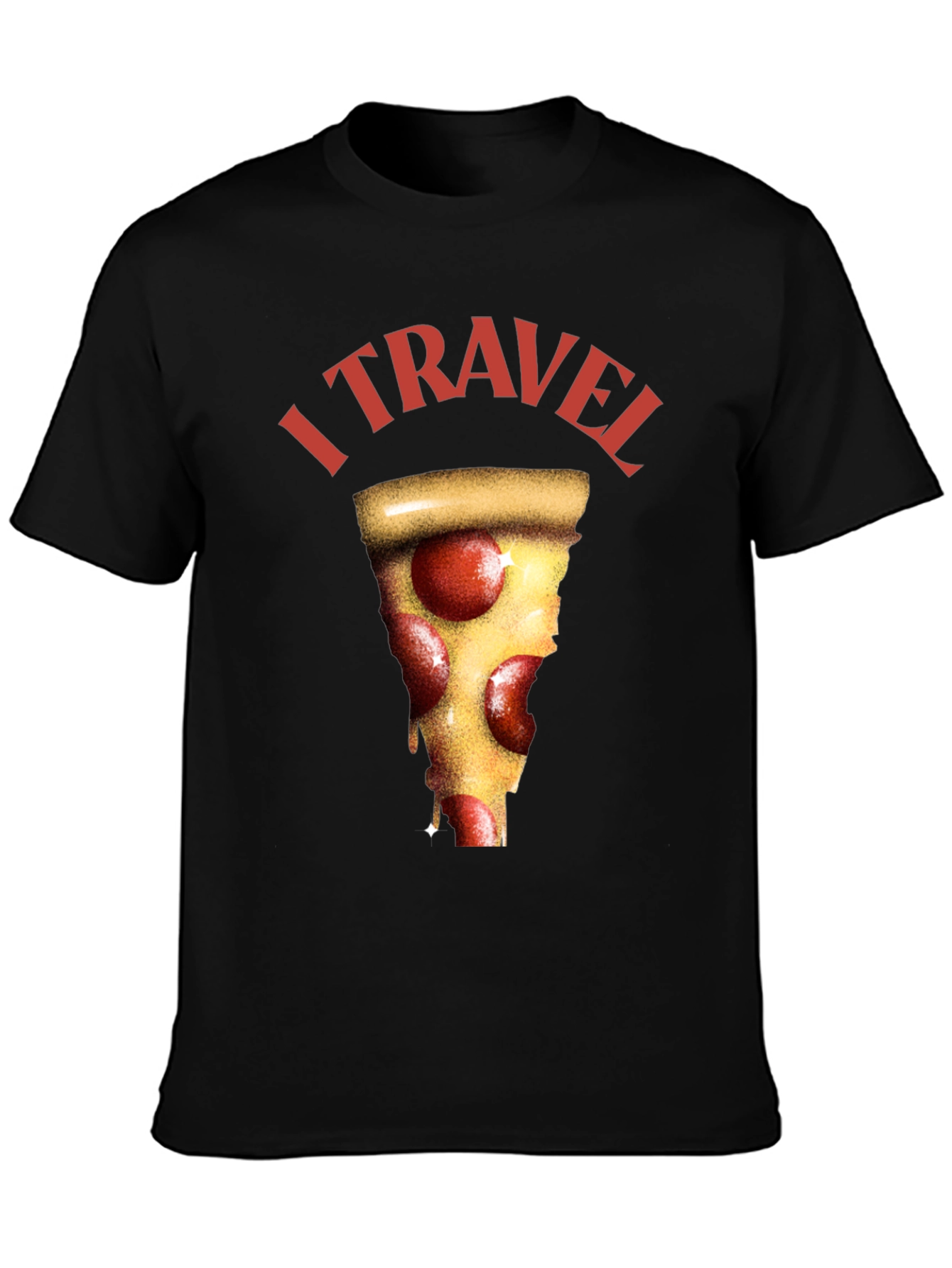 Pizza Lover T-Shirt - I Travel For Pizza