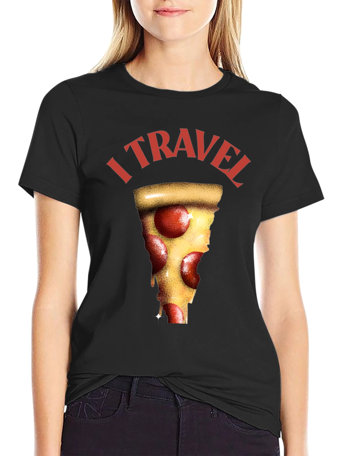 Pizza Lover T-Shirt - I Travel For Pizza