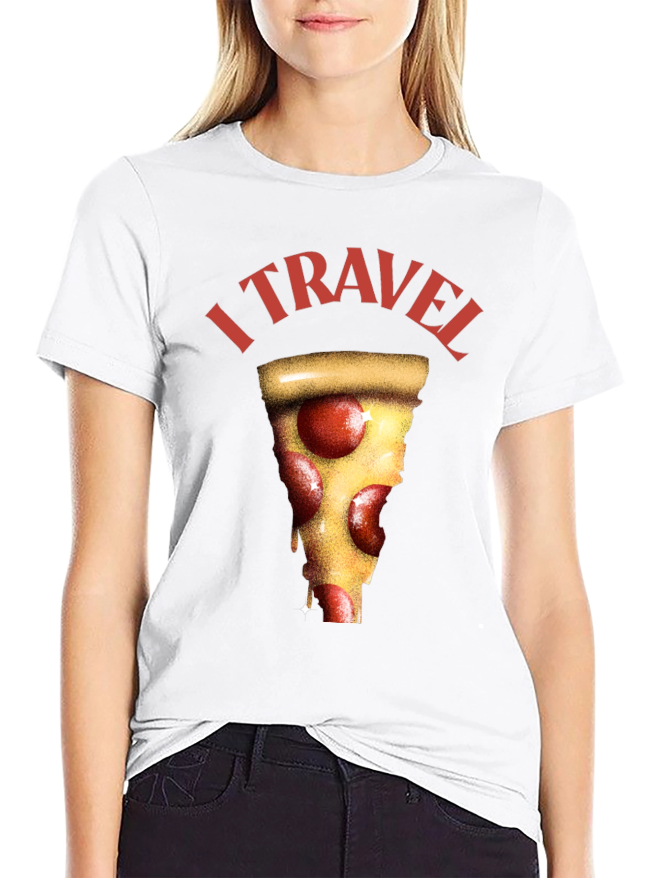 Pizza Lover T-Shirt - I Travel For Pizza