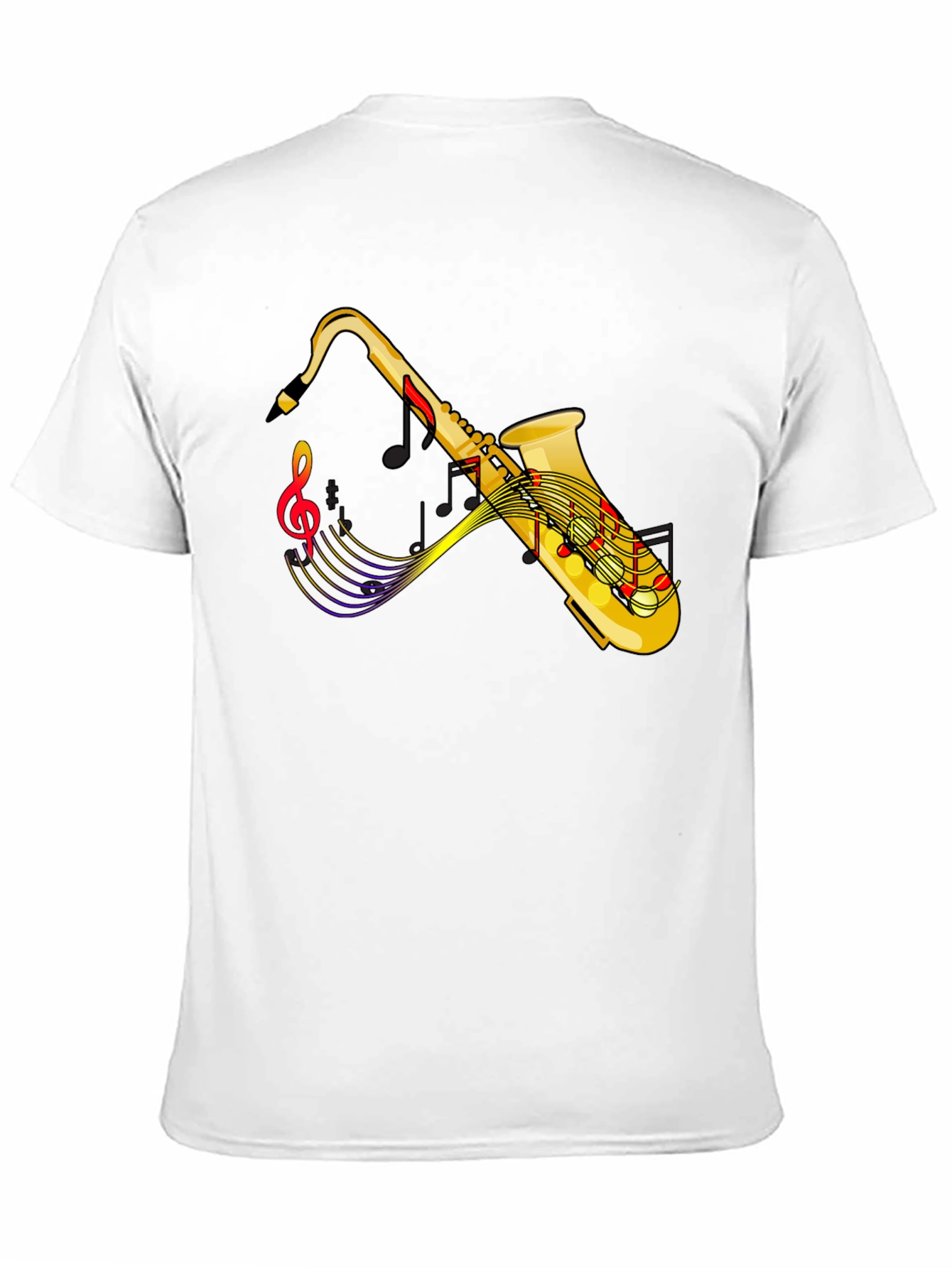 Saxophone Music Graphic T-Shirt for Musicians