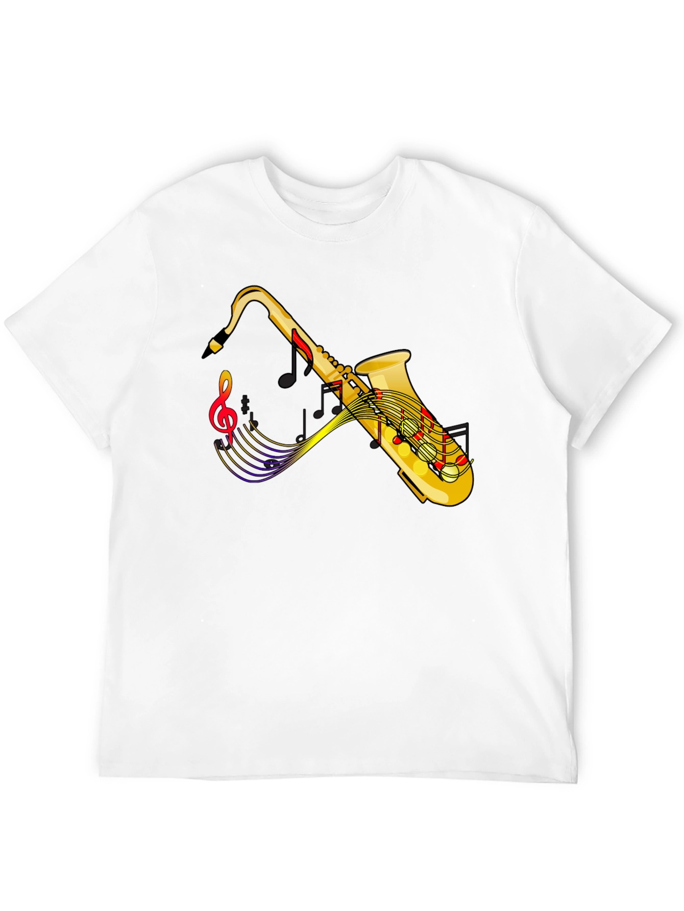 Saxophone Music Graphic T-Shirt for Musicians