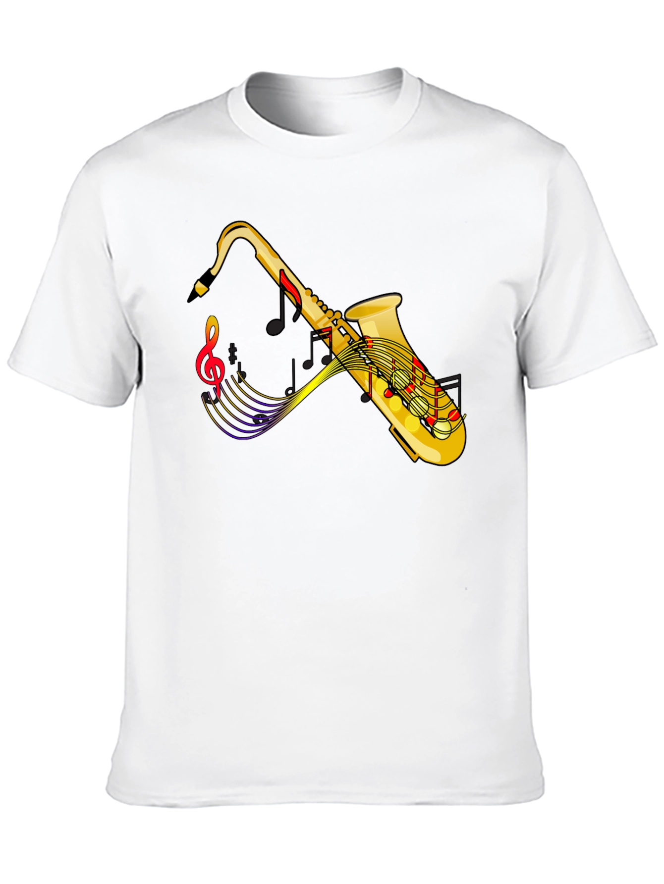 Saxophone Music Graphic T-Shirt for Musicians