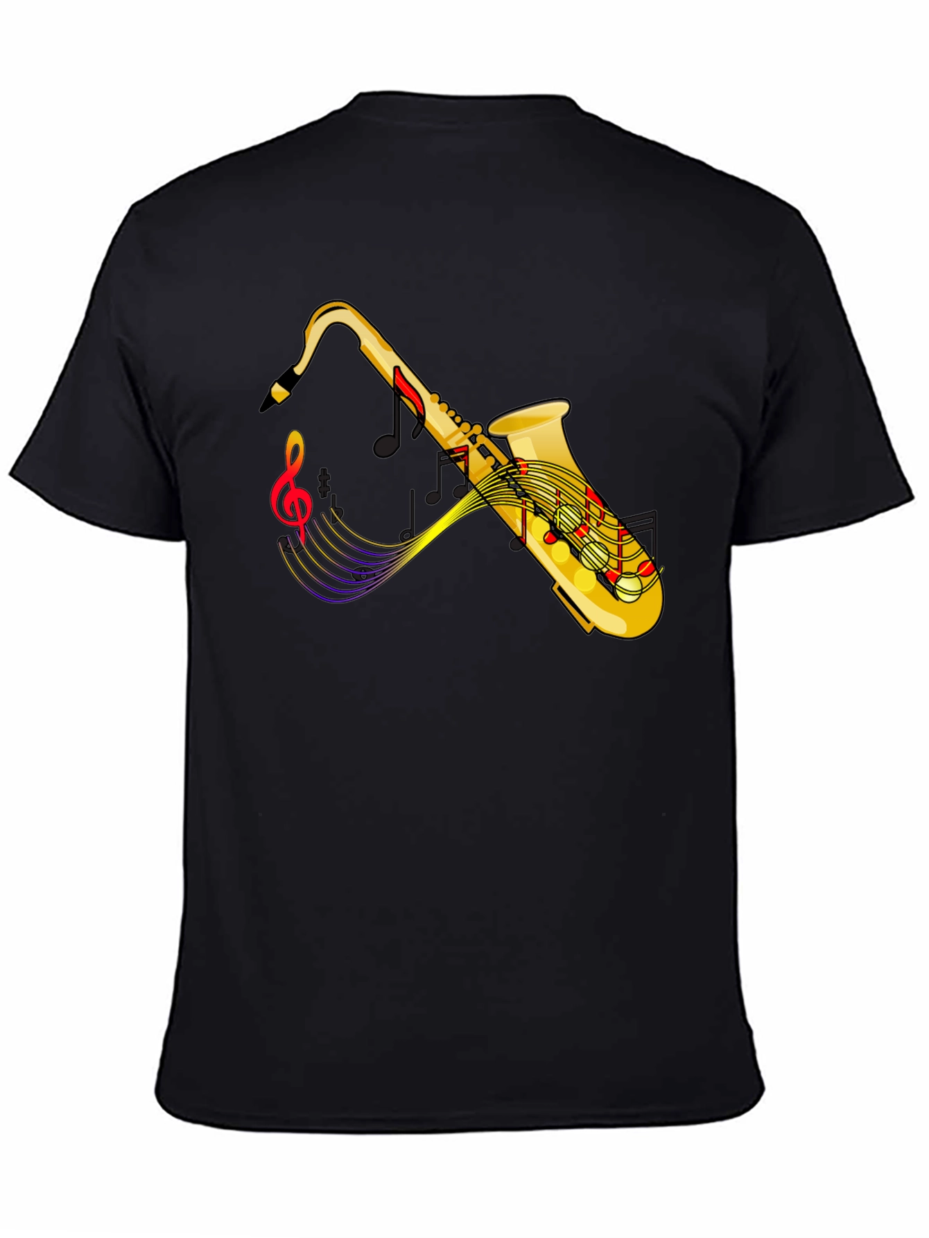Saxophone Music Graphic T-Shirt for Musicians