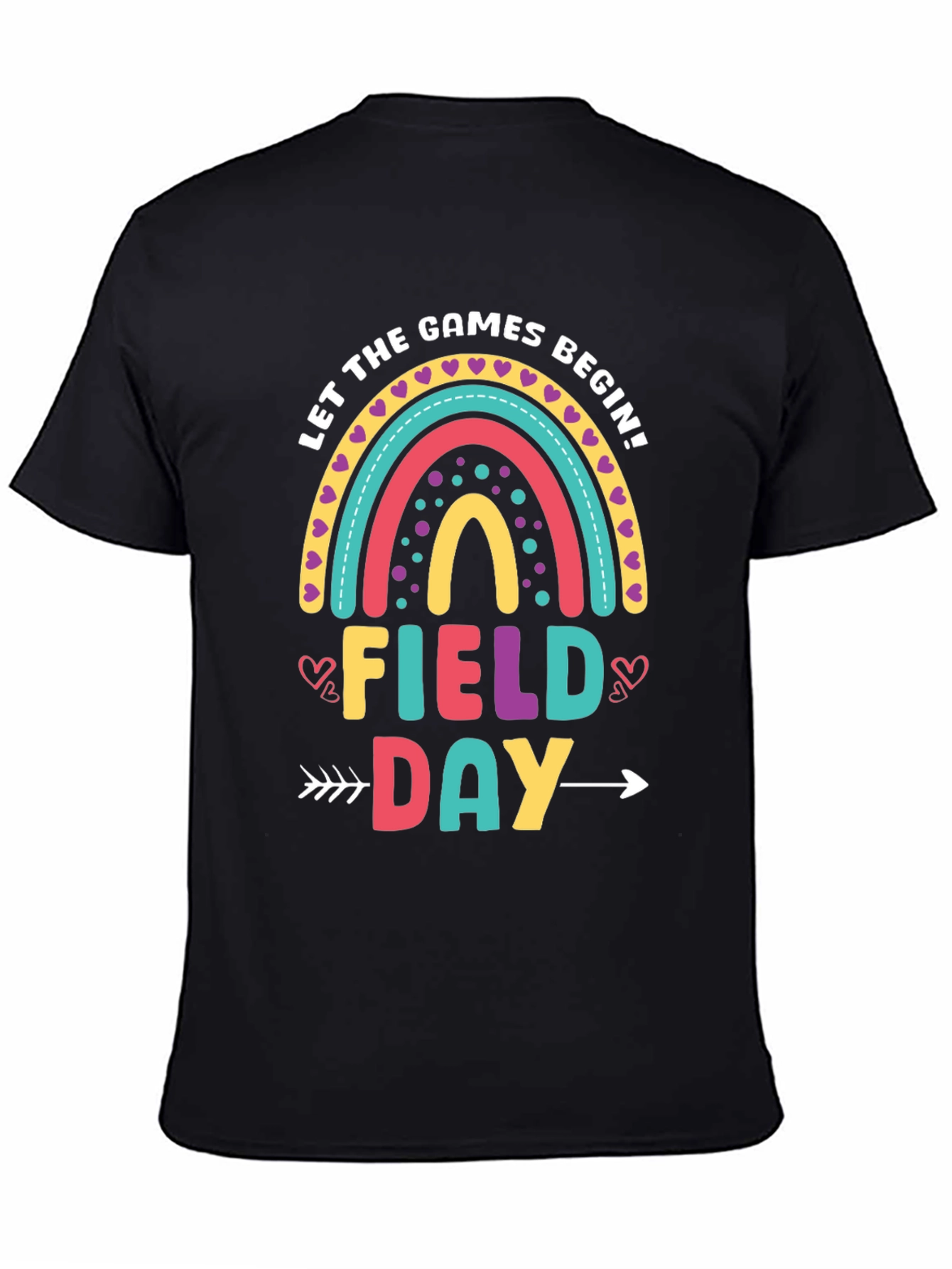 Field Day Rainbow T-Shirt - Games Begin!