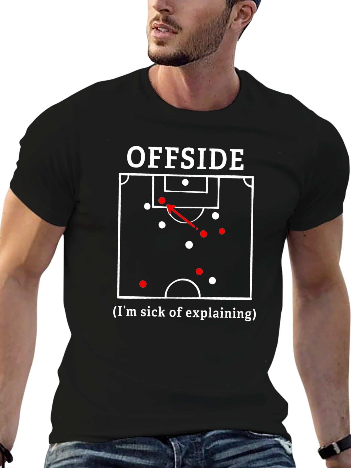 Offside Soccer T-Shirt - Sick of Explaining