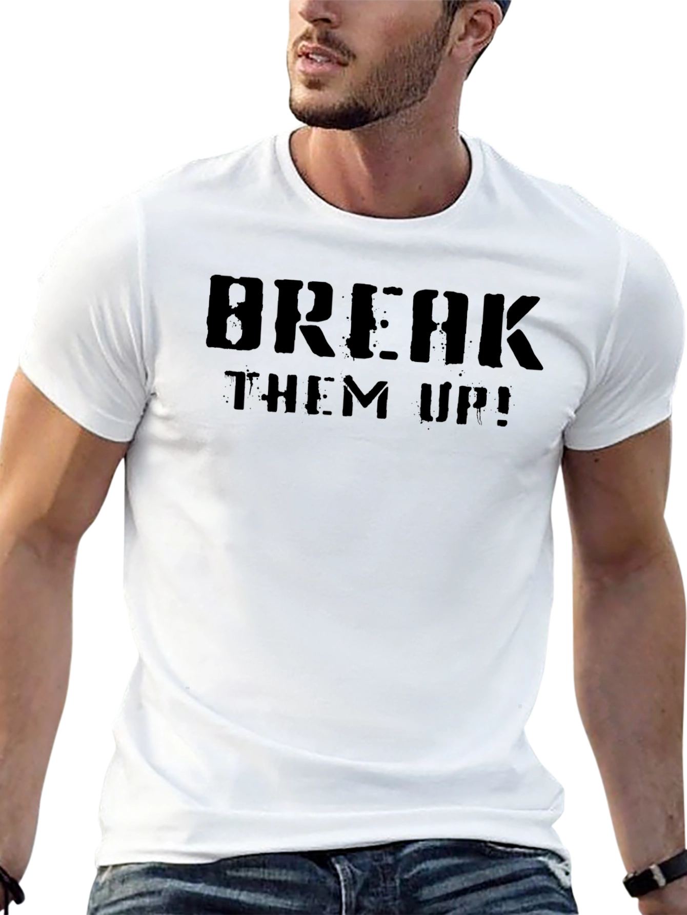 Break Them Up! Graphic Tee - Black