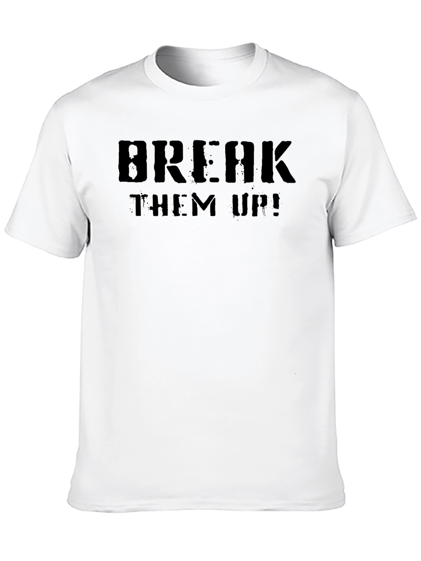 Break Them Up! Graphic Tee - Black